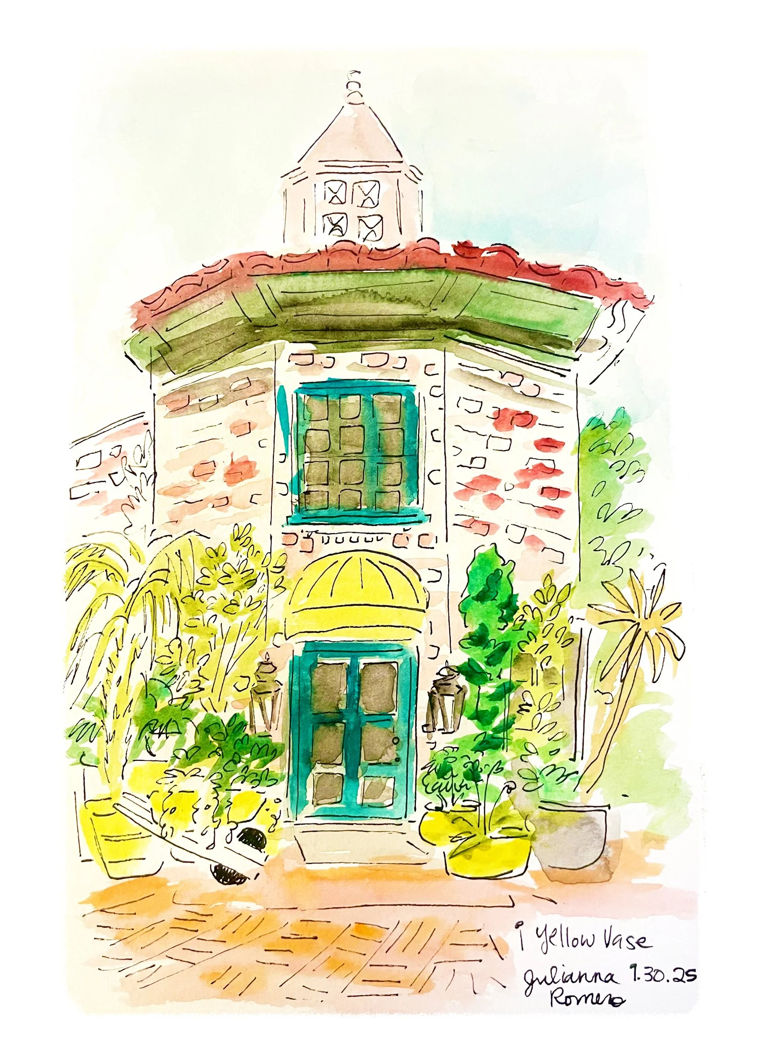 Yellow Vase 5x7 Print.jpg