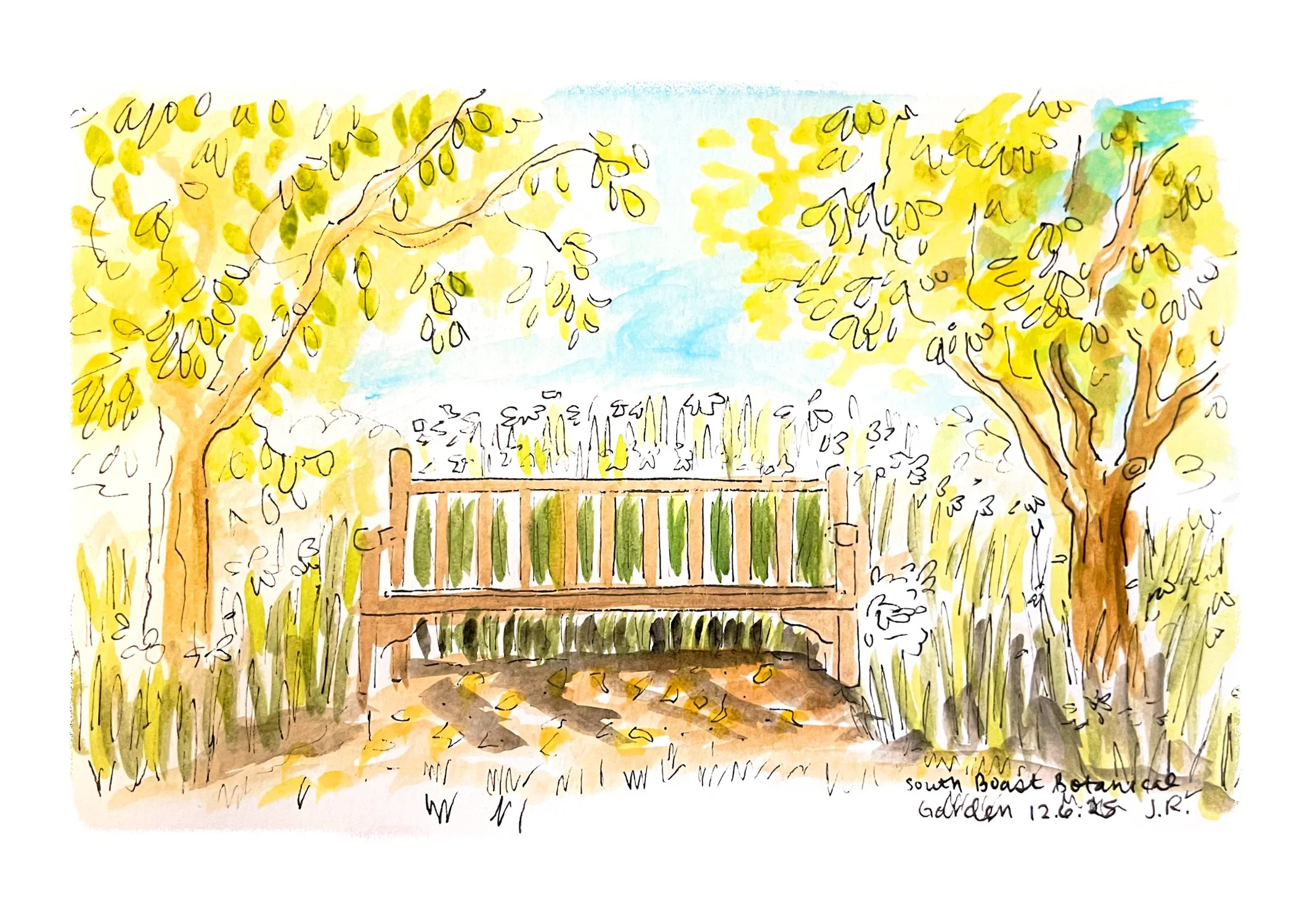 South Coast Botanical Garden Print