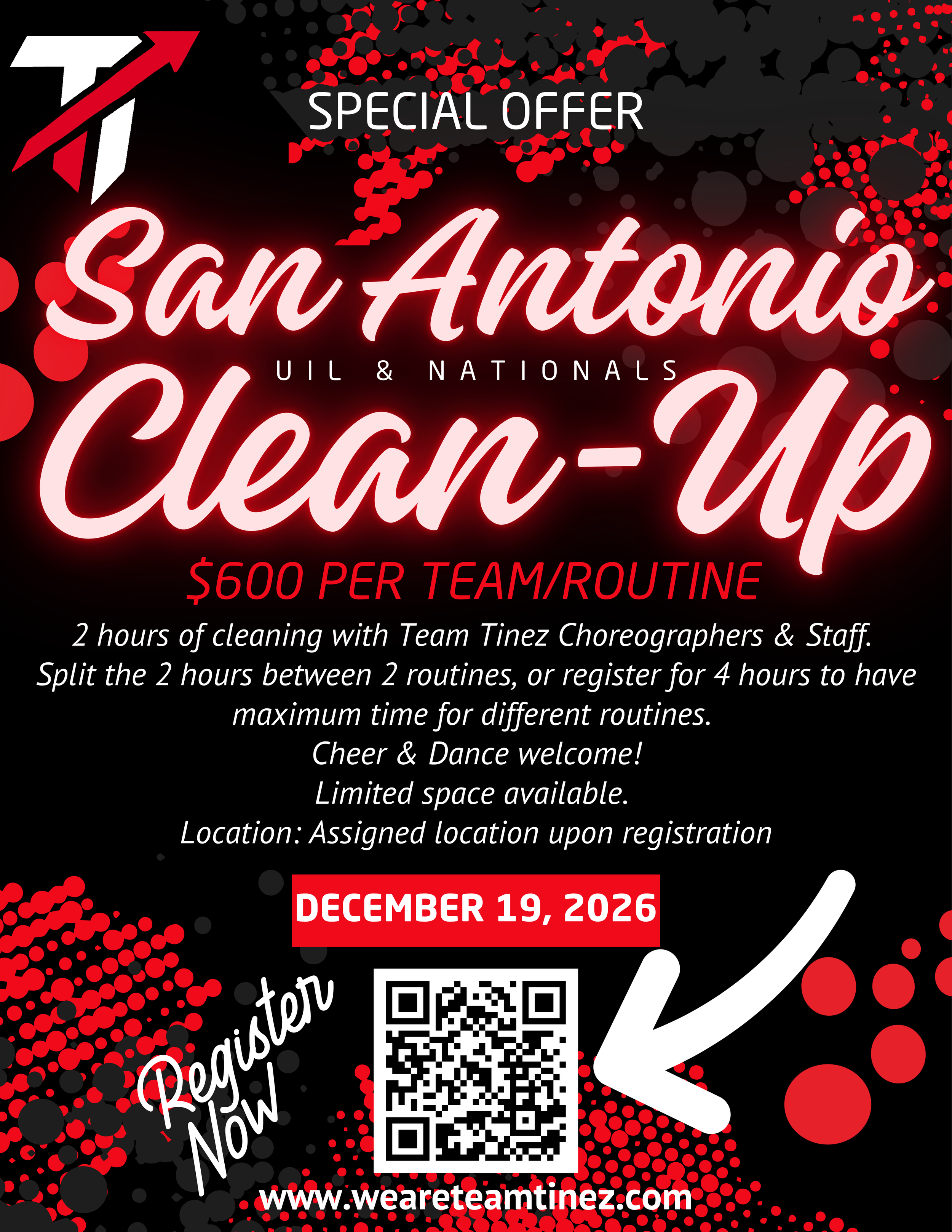 San Antonio Cheer & Dance Competition Routine Clean Sweep