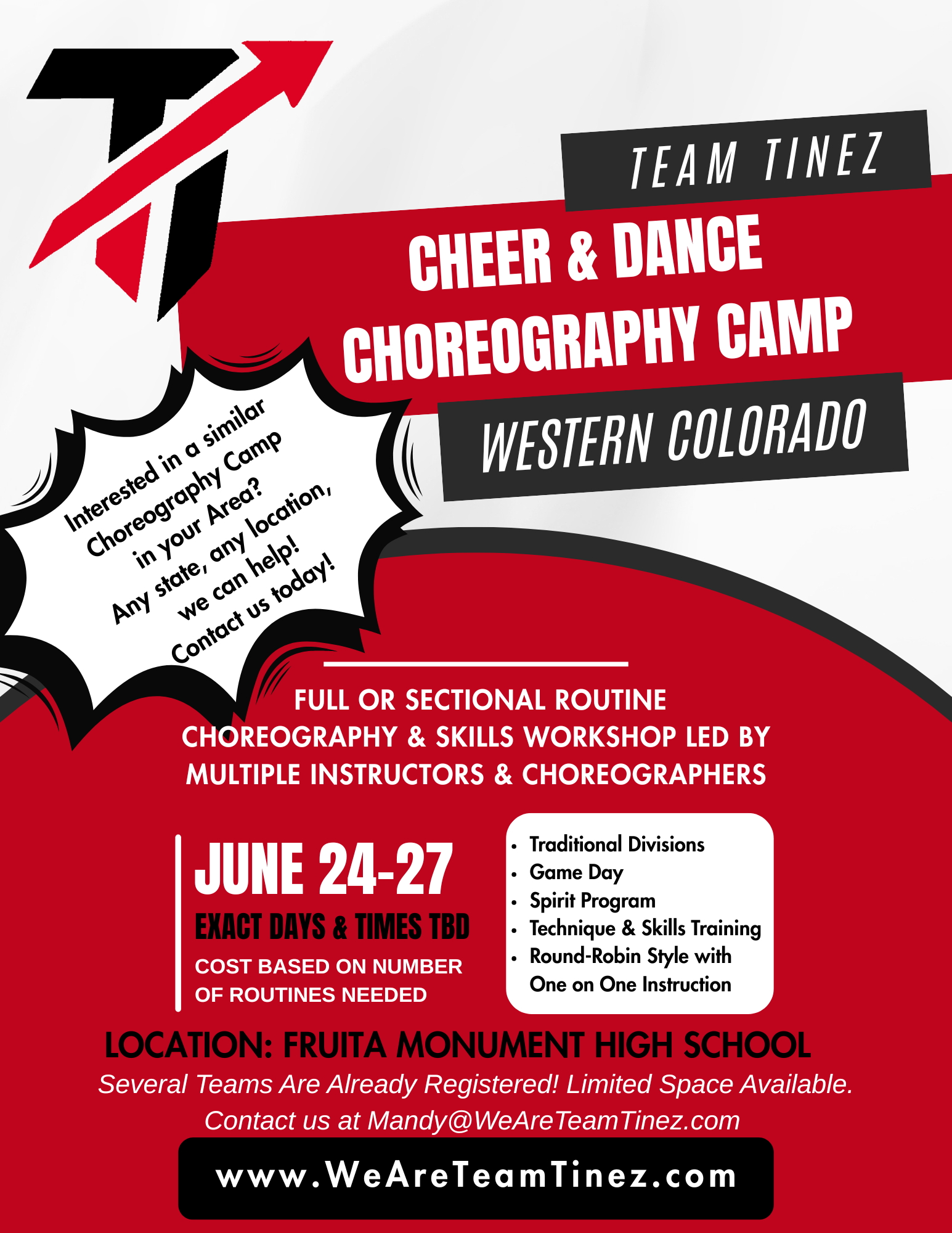 Western Slope Colorado Camp Flyer