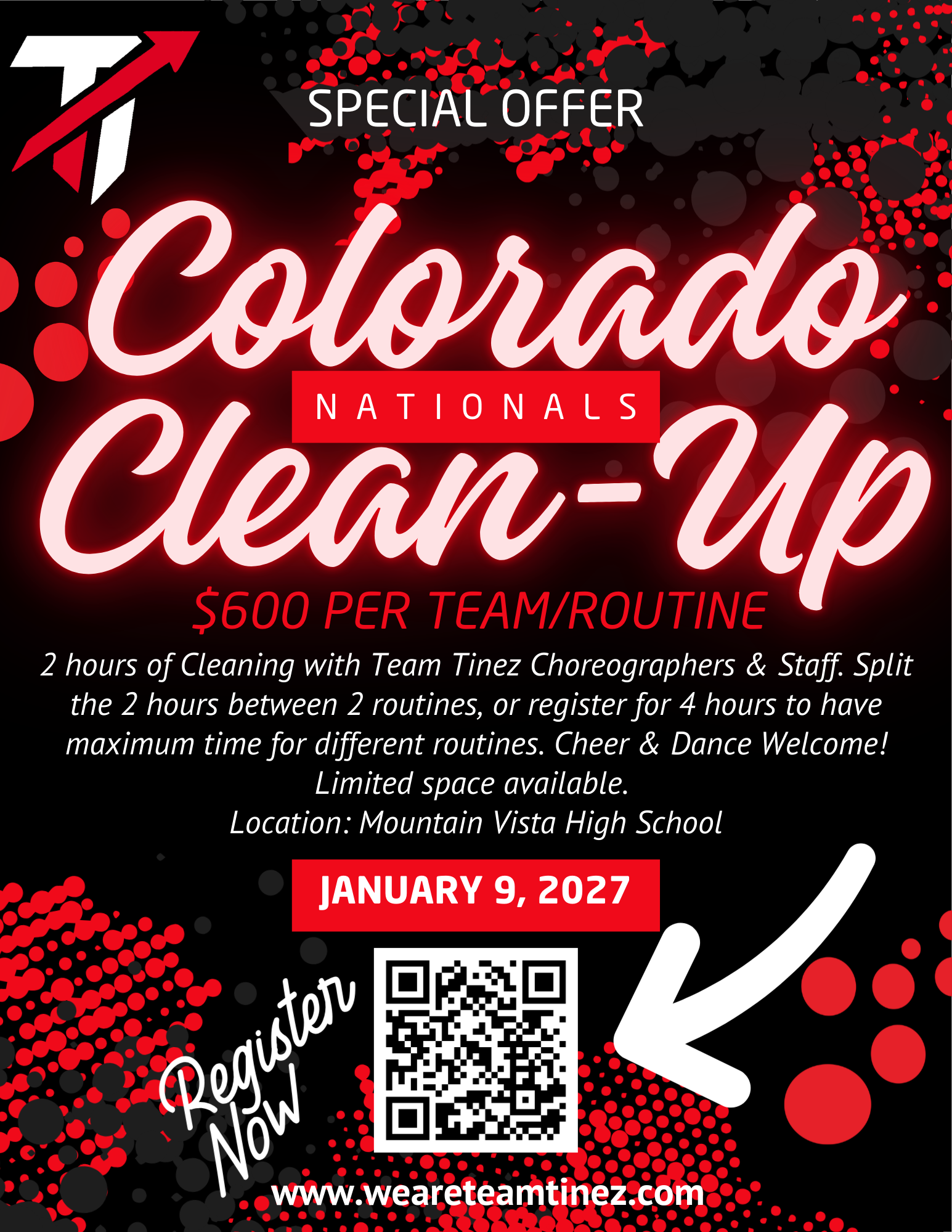 Highlands Ranch, CO Clean Sweep Flyer
