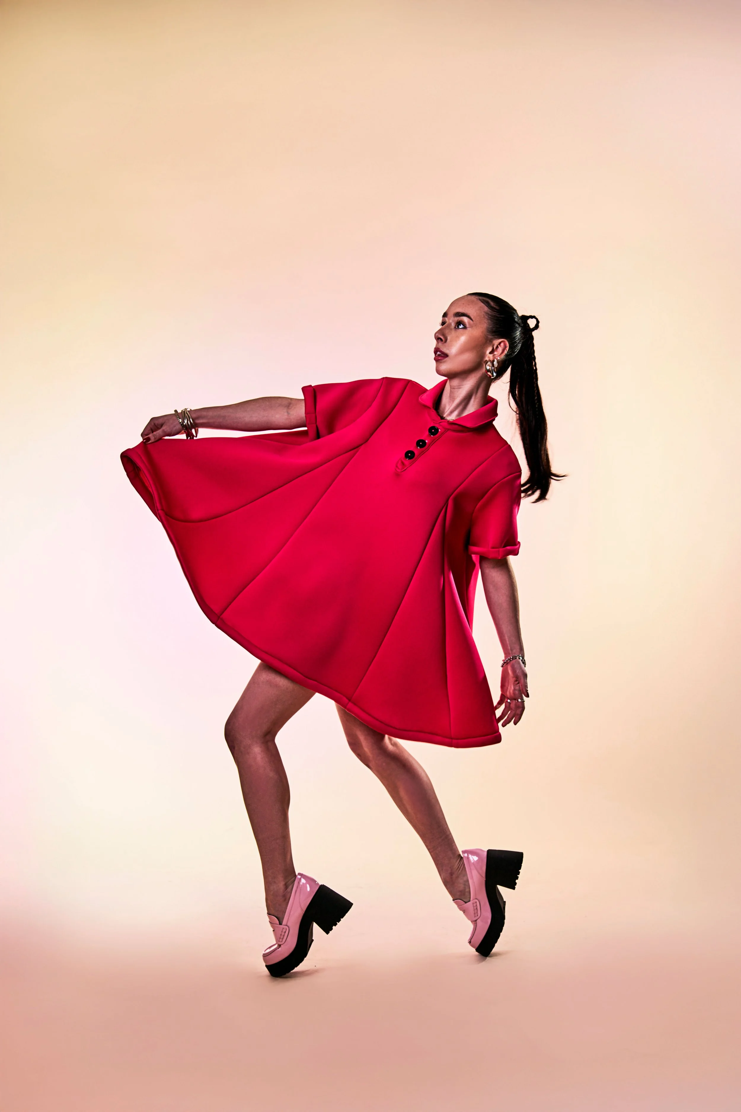 Babydoll Dress - Pink