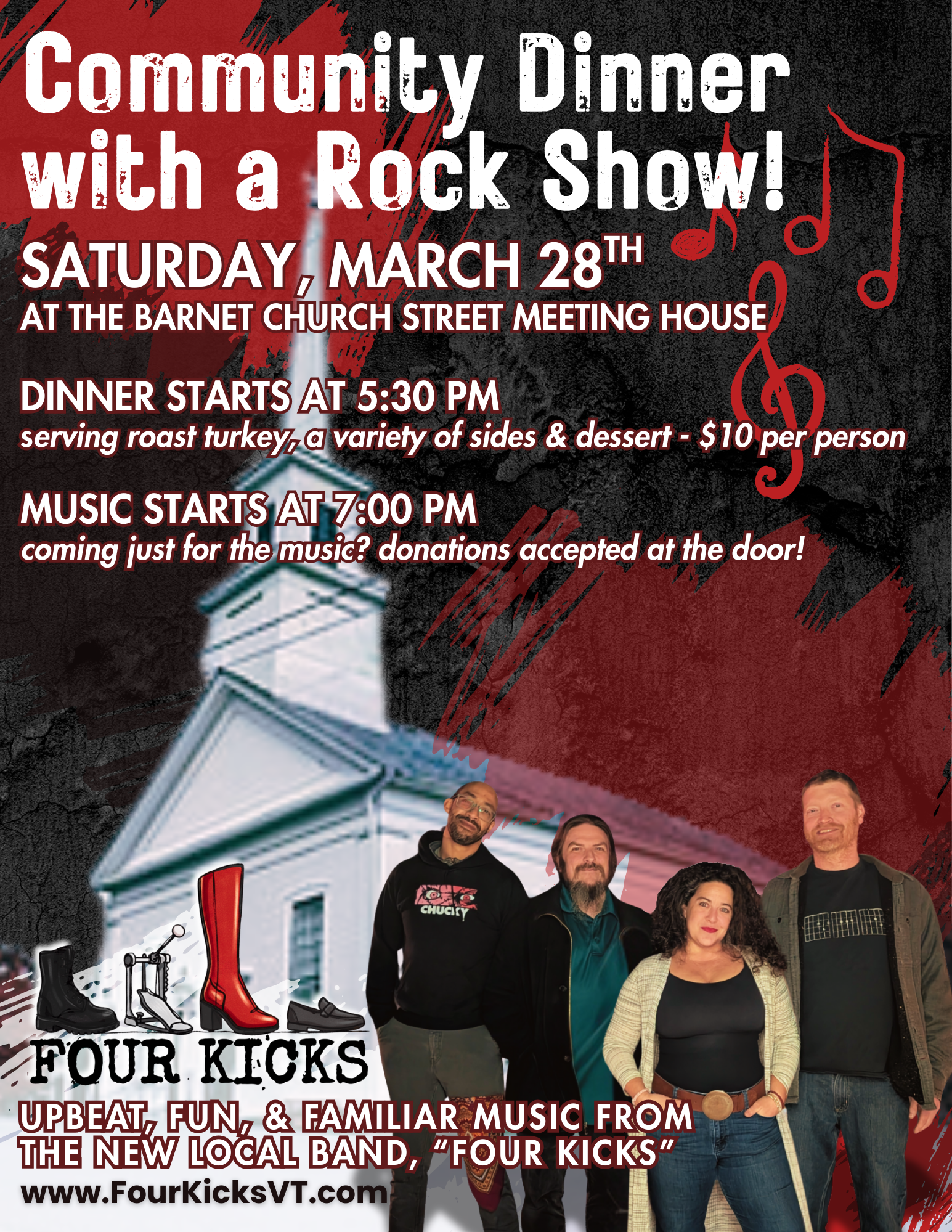 Gig @ the Church Street Meetinghouse