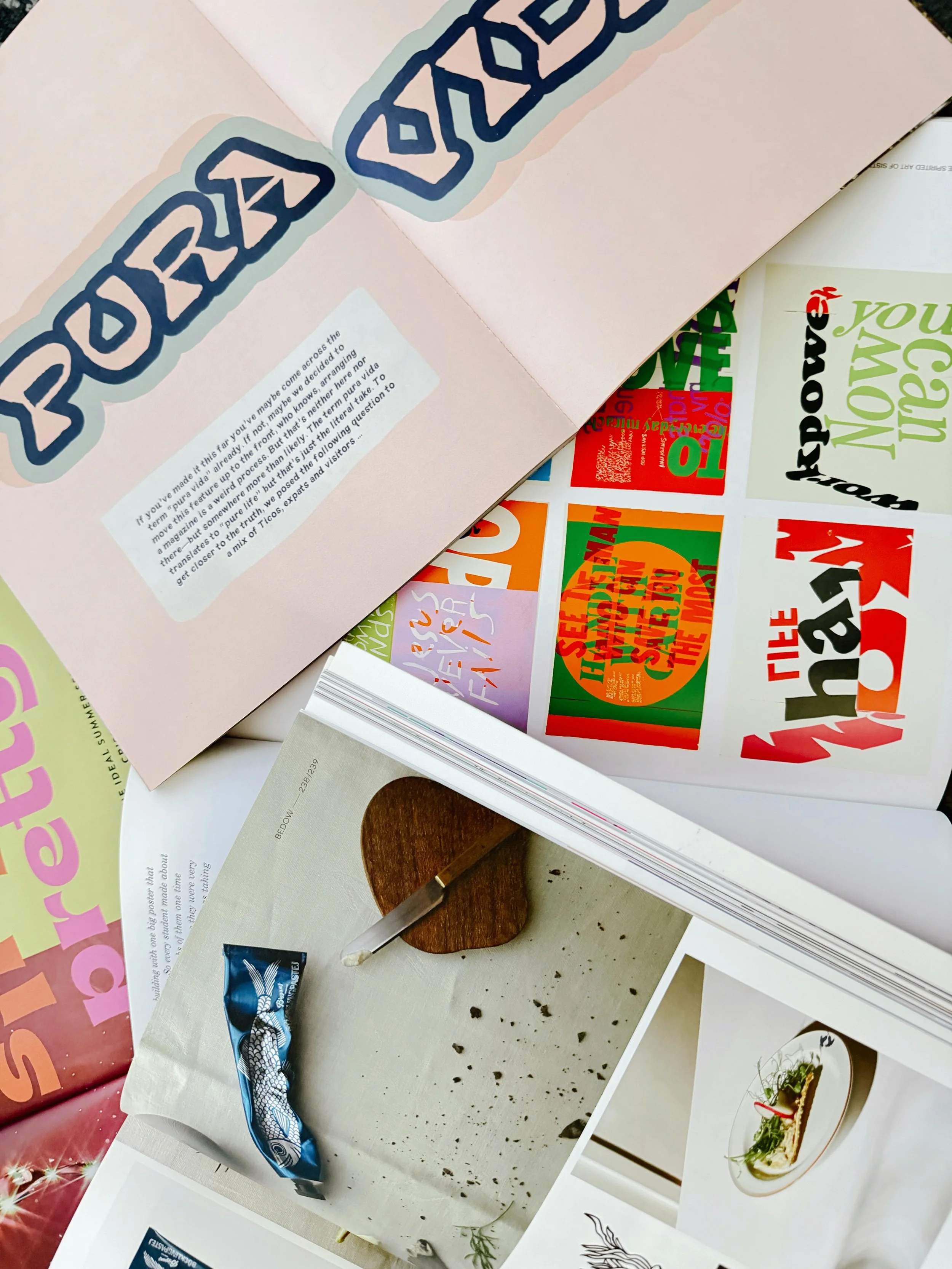 We&rsquo;re tired of seeing AI posters, graphics, &amp; menus 🥱 Open a funky book or an old magazine &amp; find some fresh inspo. Or give us a call, this is our jam!