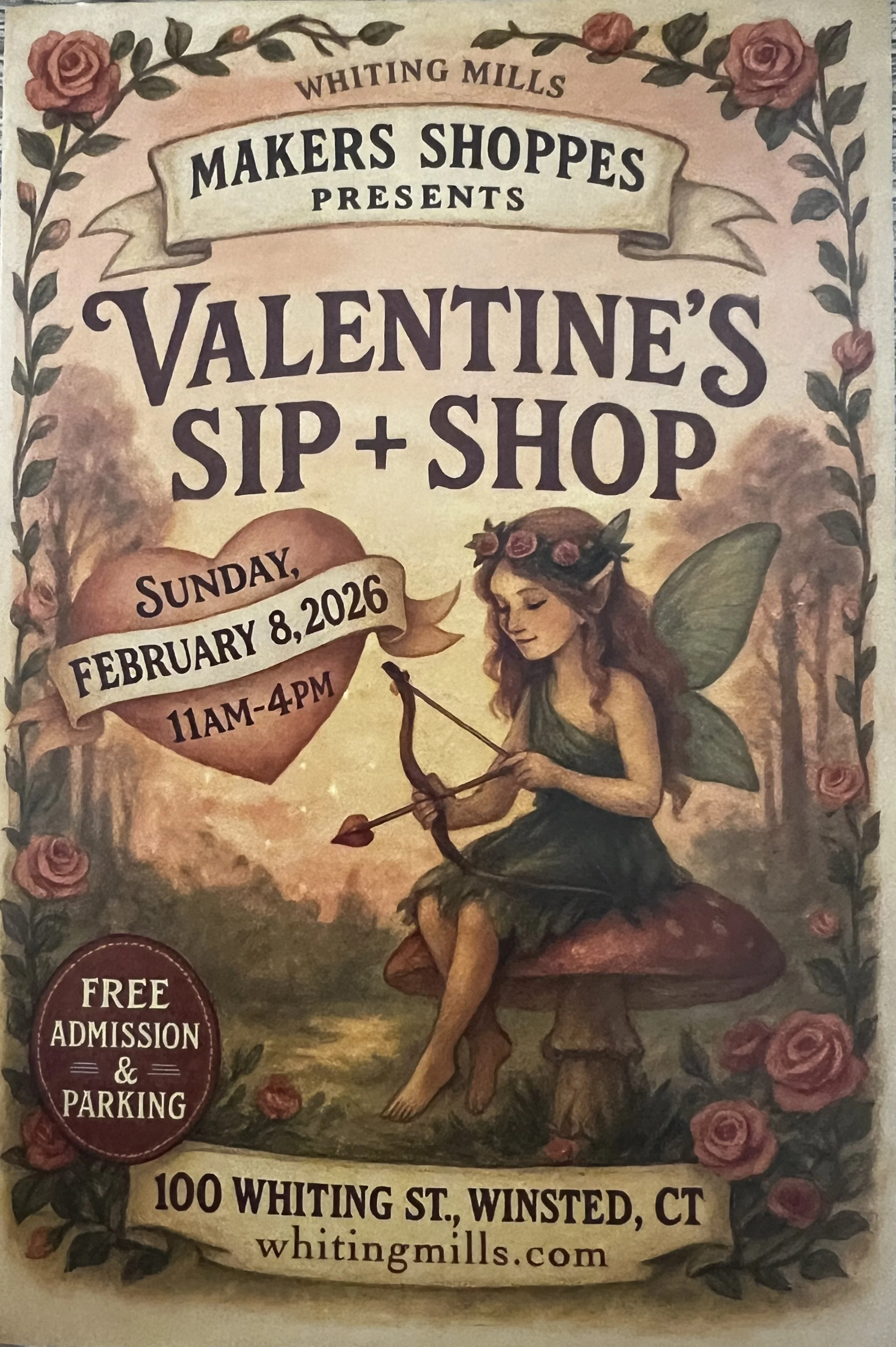 Valentine’s Sip &amp; Shop
