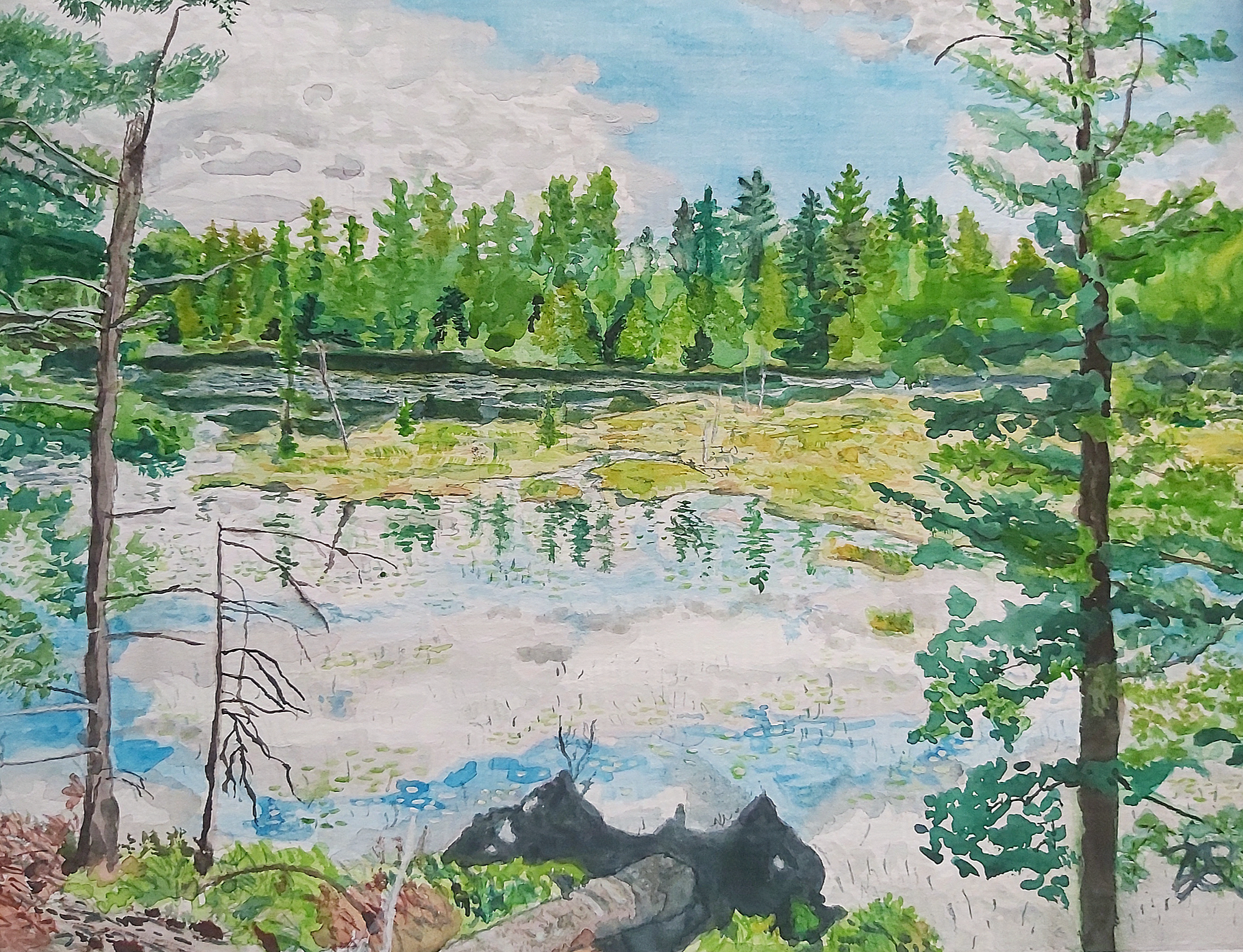 The Mary Marsh; Watercolour on paper; 8*11 inches; 2022