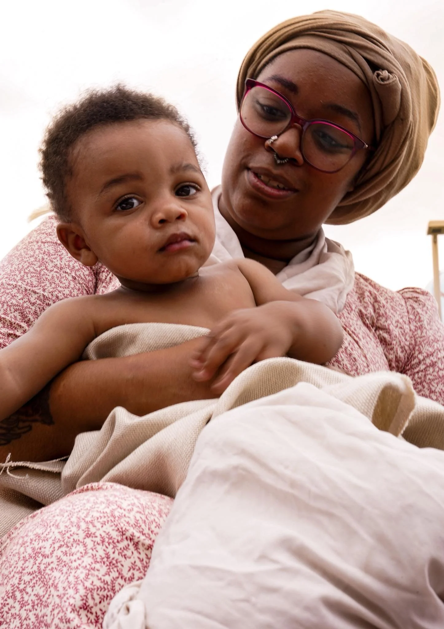 Woman and her child - Andrews Indiana Parade. 2025. 