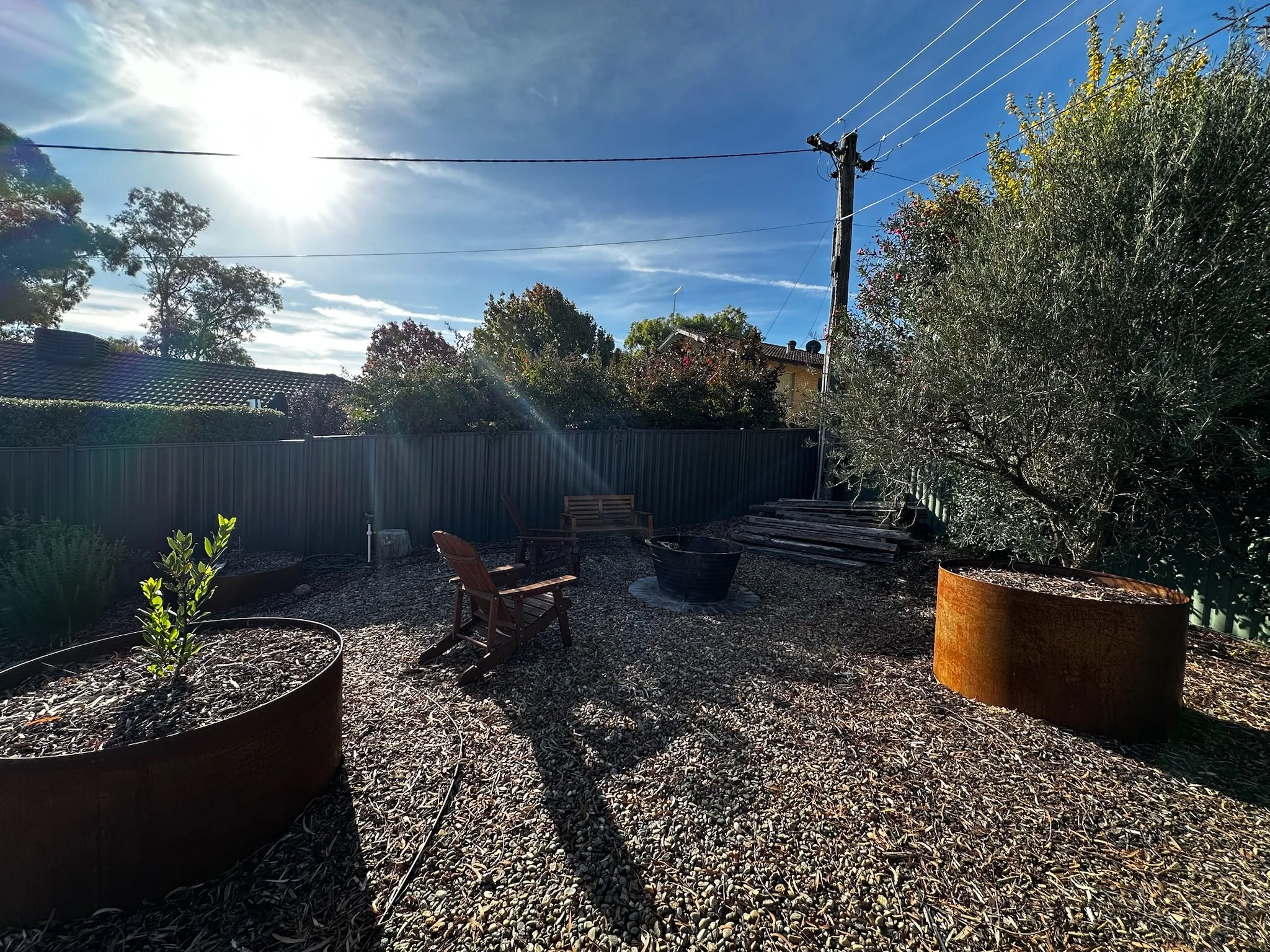 Canberra garden in Flynn