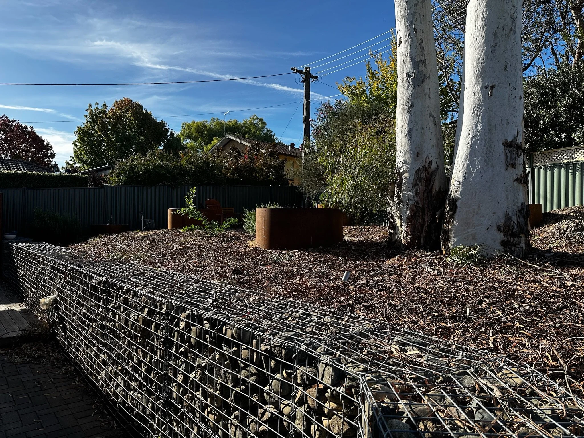 Canberra garden in Flynn before landscape design