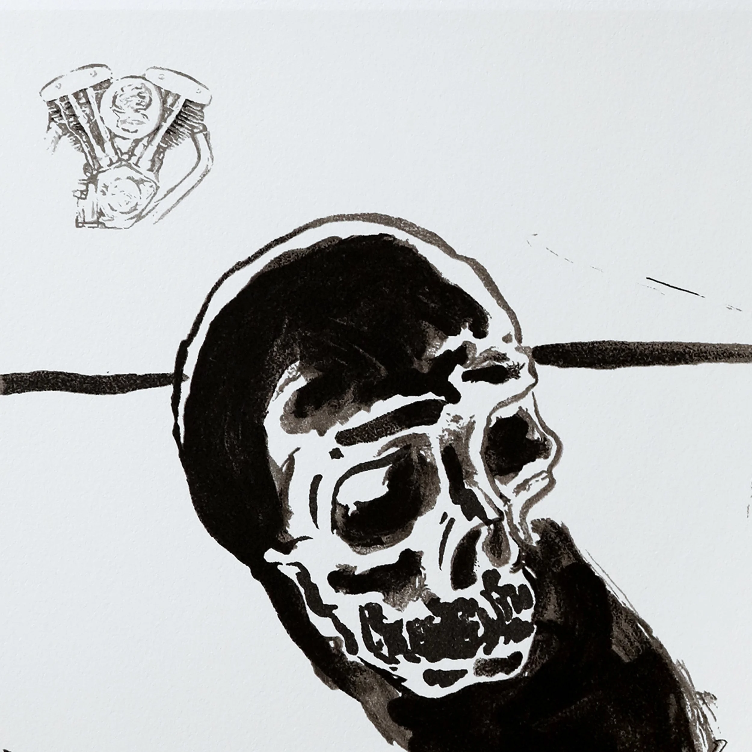 Untitled Print (Skull)