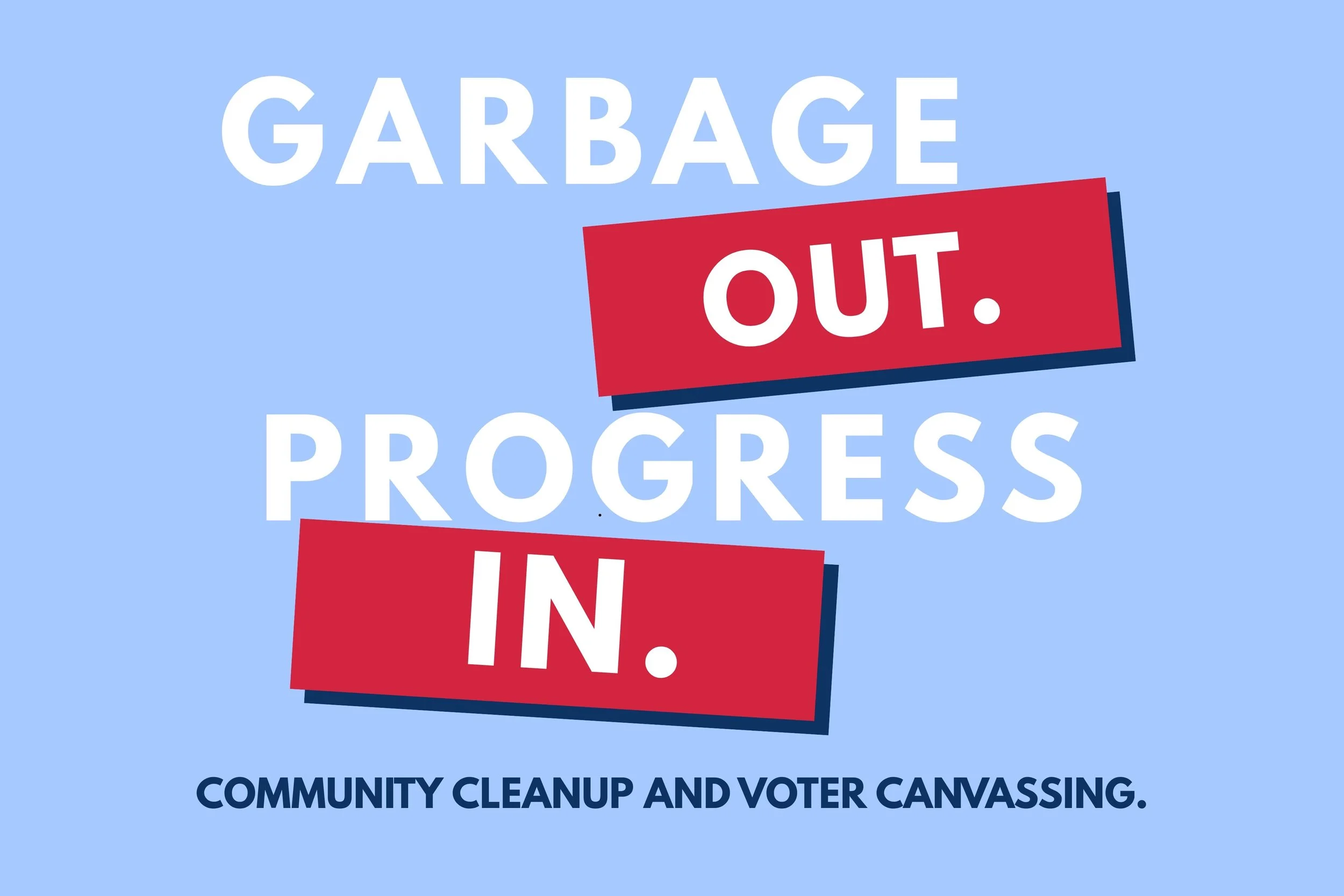 Garbage Out. Progress In.