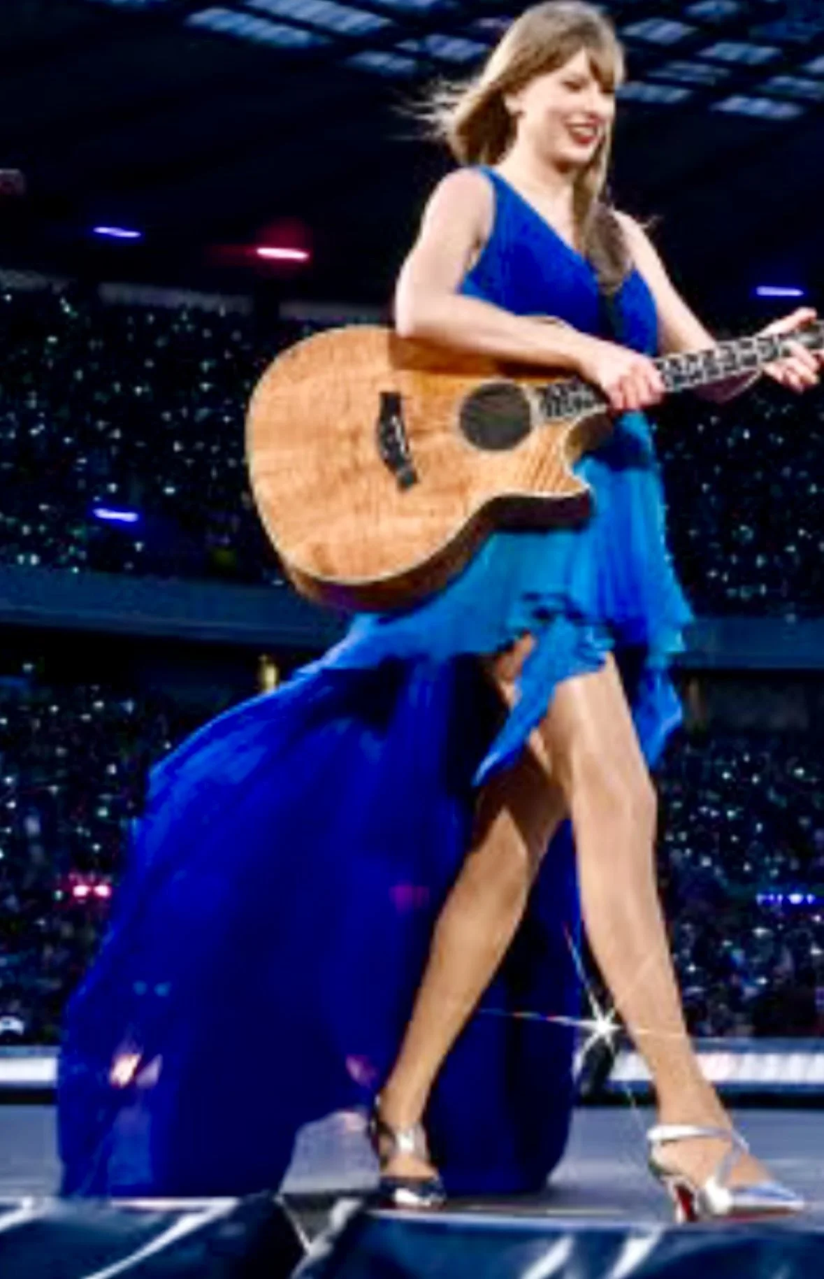 Eras Tour, Taylor Swift, Blue Dress, Surprise Song Dress