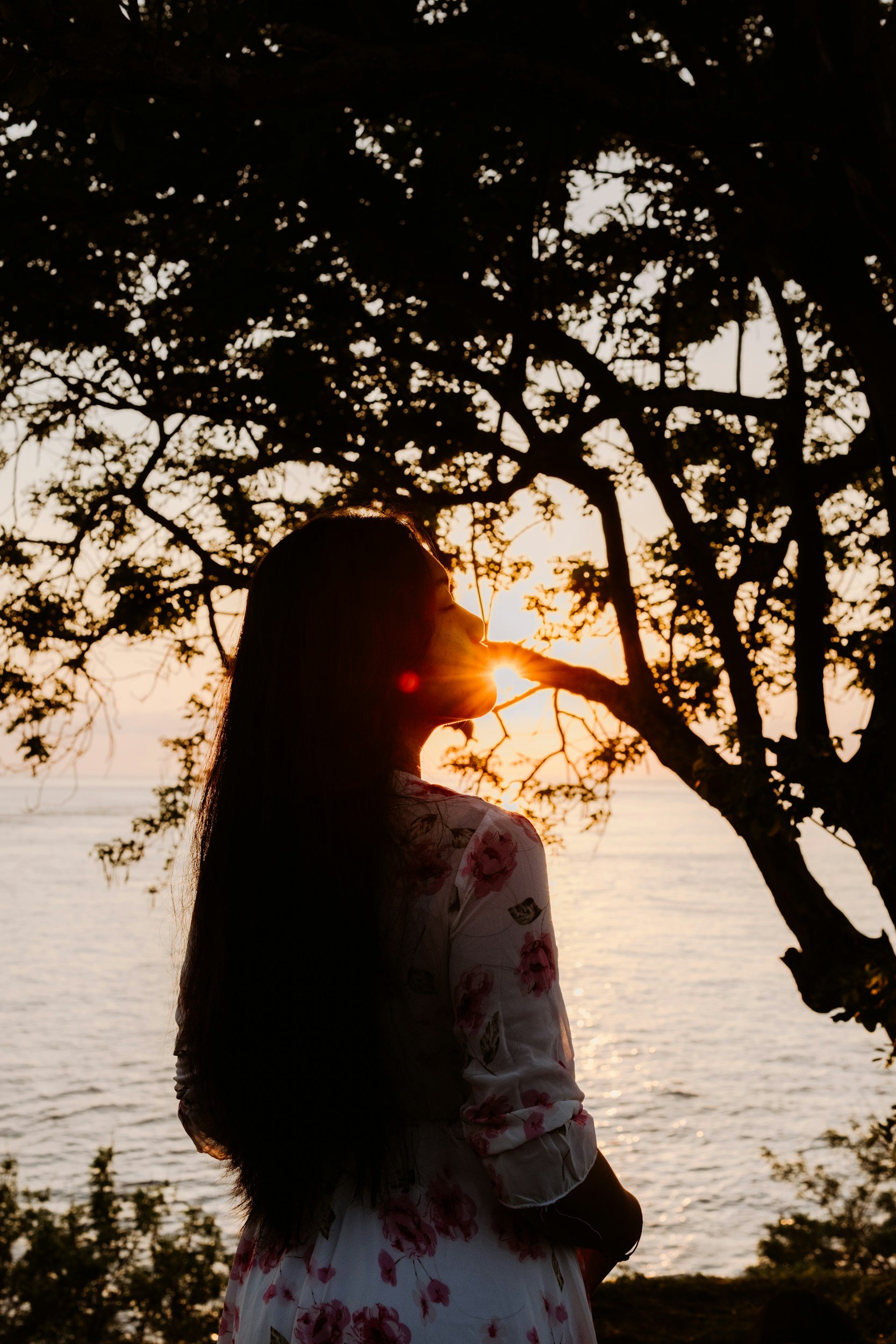female entrepreneur looking forward clearly seeing her business future