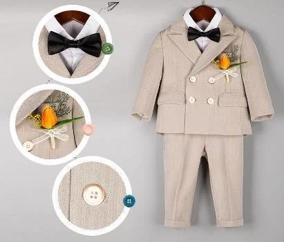 Imani & Eian LLC: Boys Cotton Suits - 6 Pcs