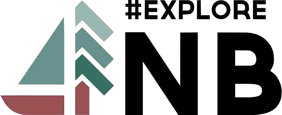 A logo with a stylized geometric design and the hashtag #EXPLORE N B.