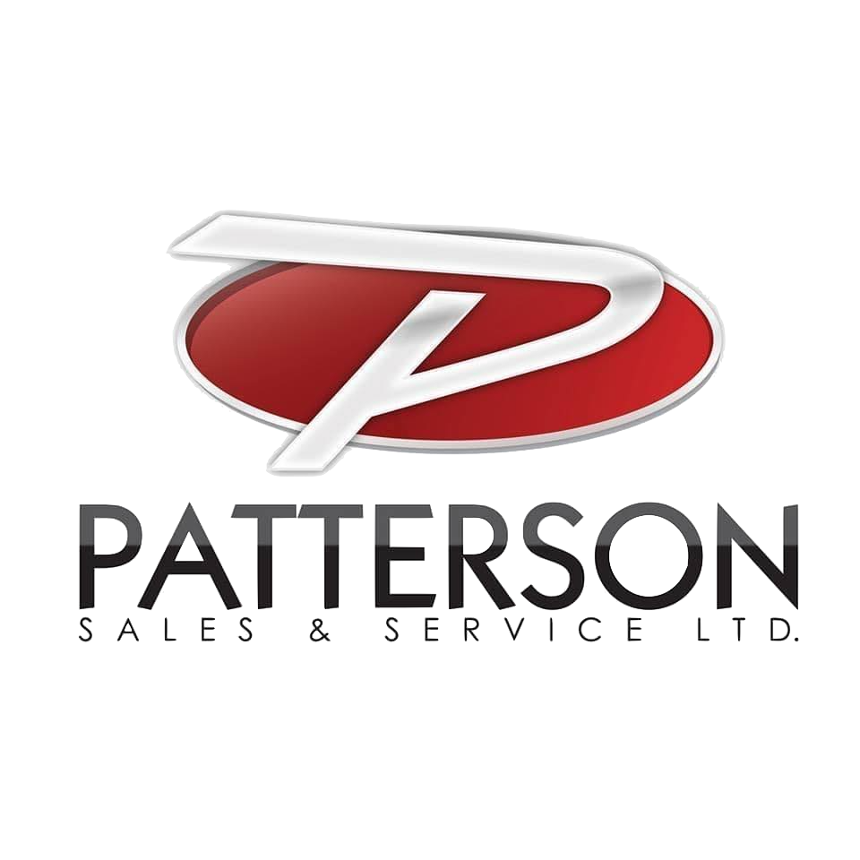 A logo featuring a stylized number 2 on a red oval background with a silver and white swoosh, and the text 'PATTERSON SALES & SERVICE LTD.' underneath.