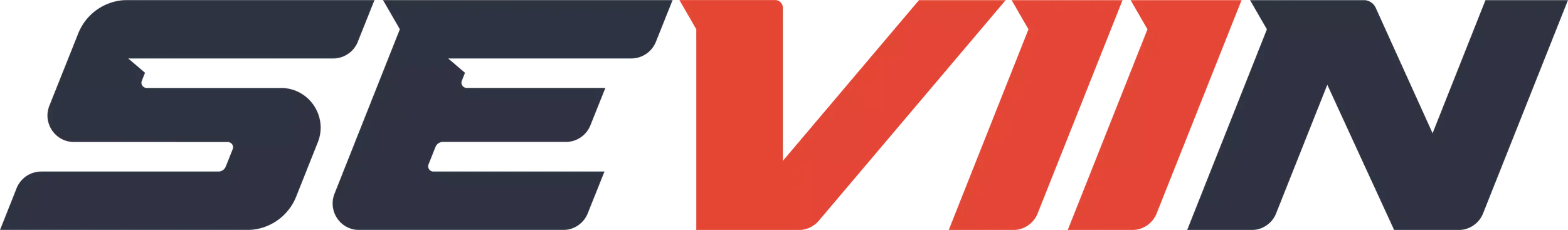 Close-up of the Bevy logo with dark gray and orange coloring.