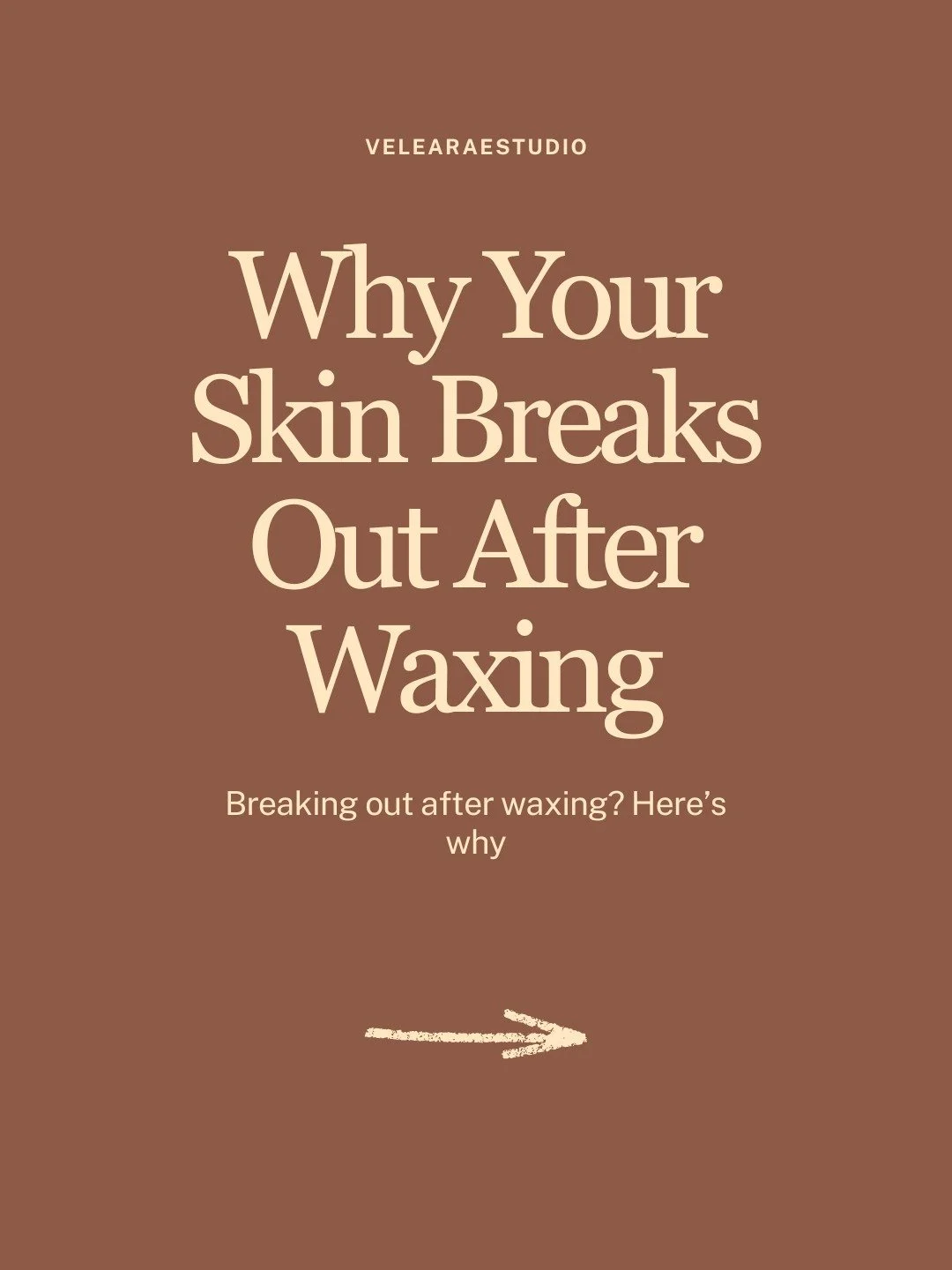 Breaking out after a wax? You&rsquo;re not alone , and there are a few common reasons why it happens.

After waxing, the hair is removed from the root which leaves the hair follicle temporarily open and the skin more sensitive. During this time, cert