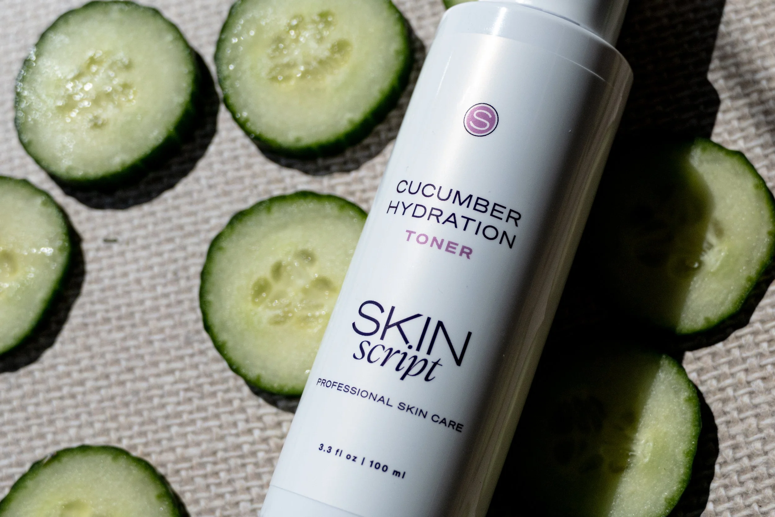 cucumber hydration toner for barrier repair and hydration. Perfect for acne prone and aging skin