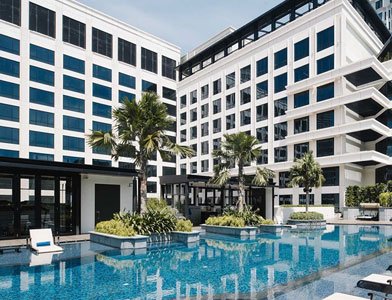 Hotel with pool