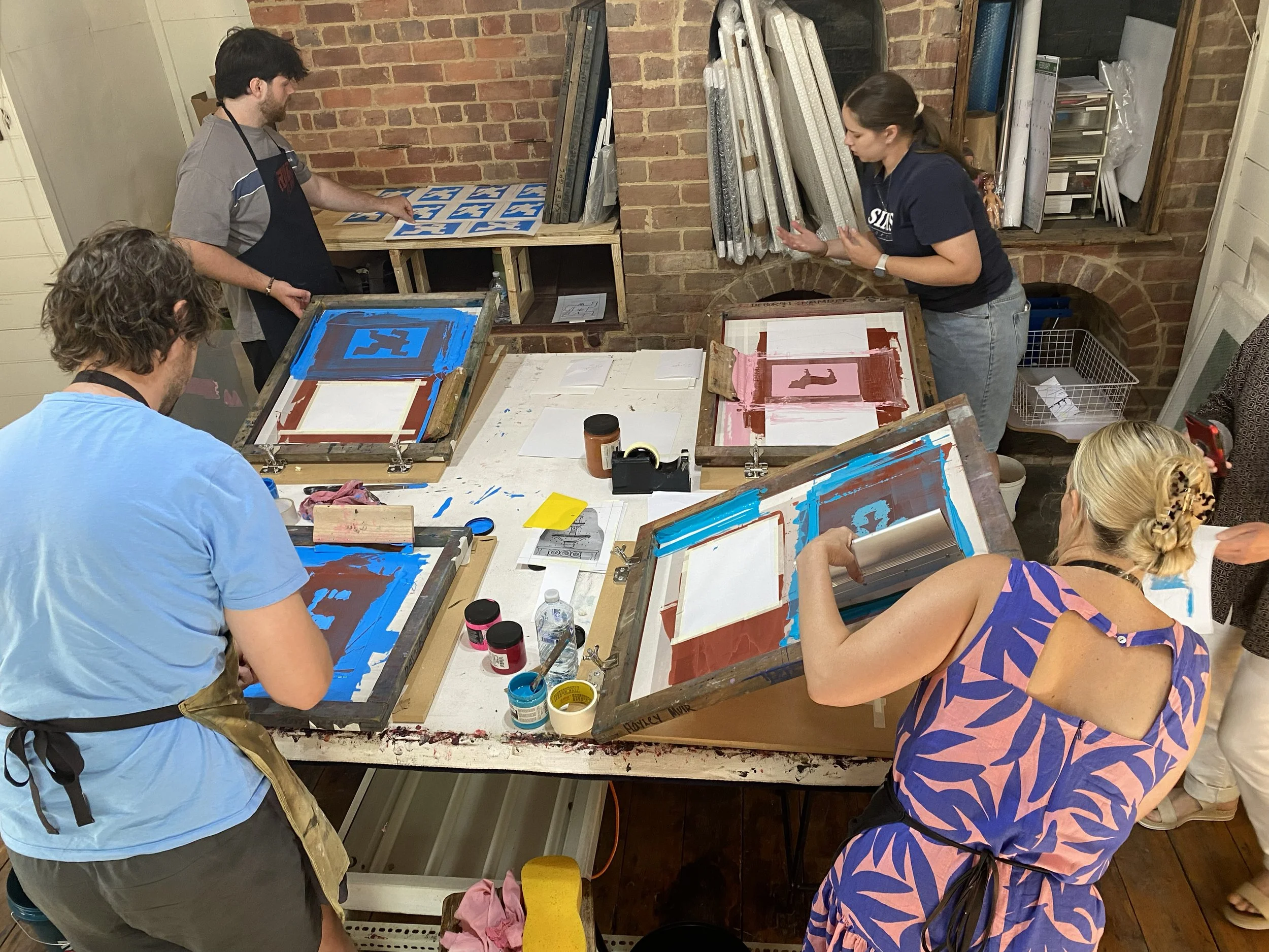 Intro to screenprinting 1 day workshop SAT 14 March