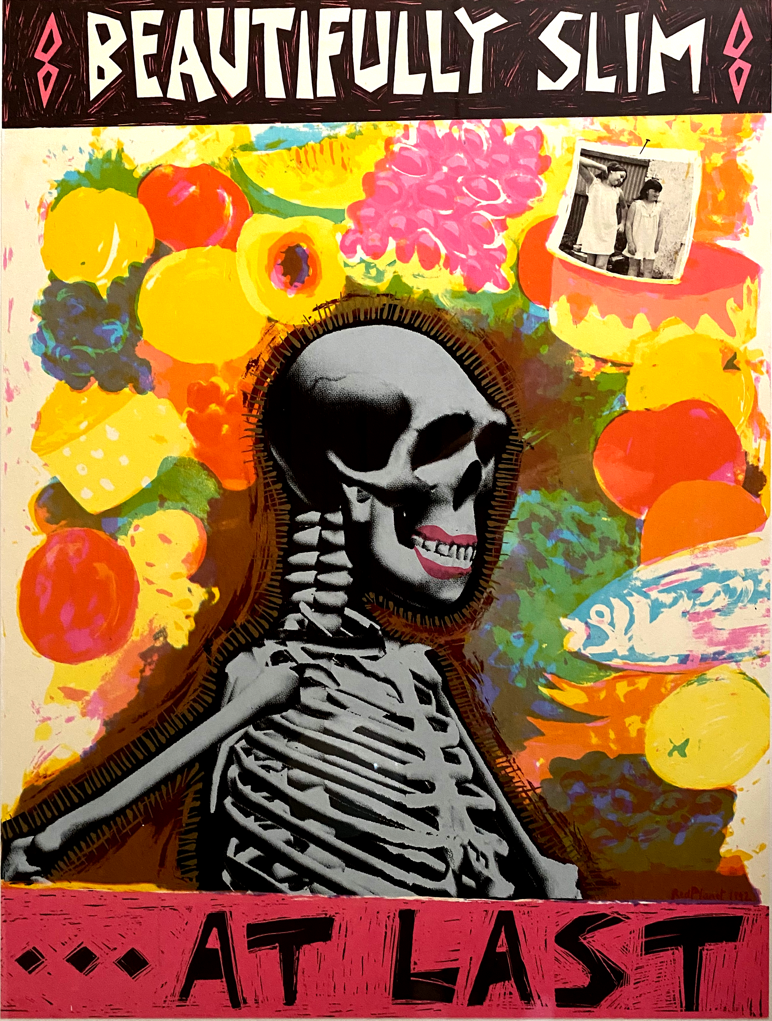 Beautifully Slim. 1992. Limited edition screenprint