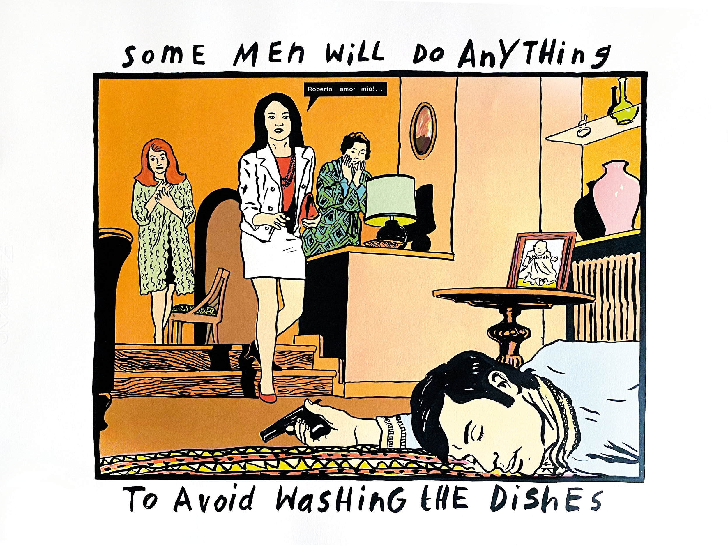 Some Men. 1995. Limited edition screenprint