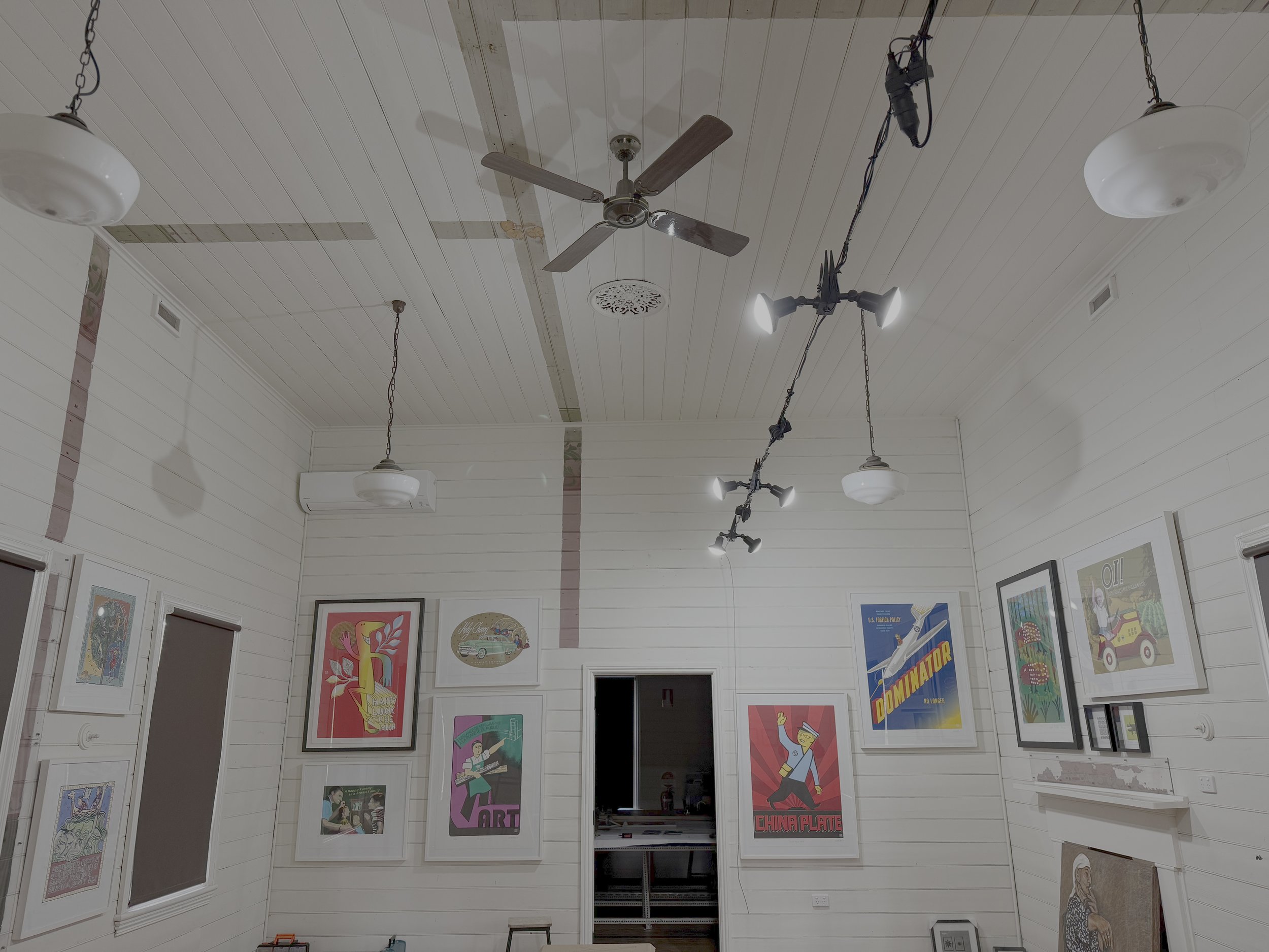 Rogue Planet Gallery with pictures hanging