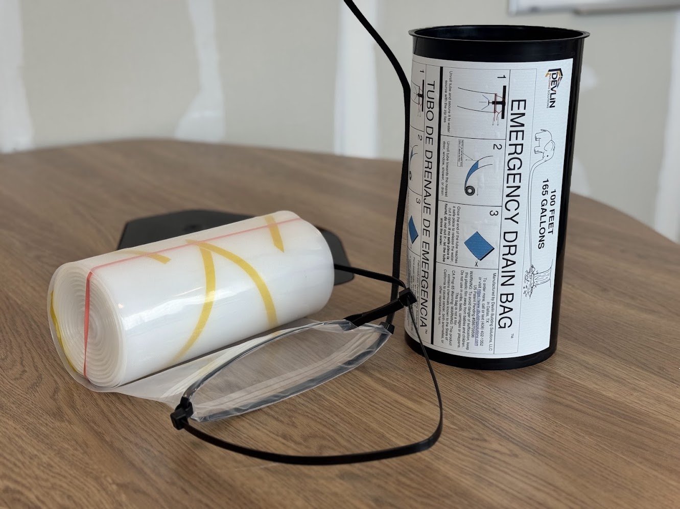 Emergency Drain Bag - 100 Feet