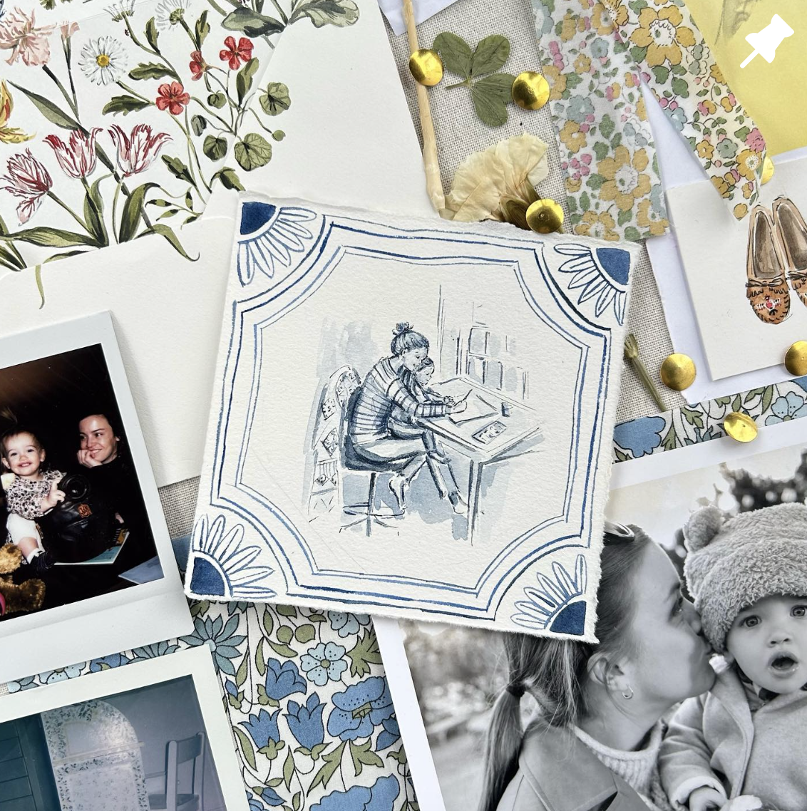  The image I used earlier this year to announce my book (!!!), “Modern Motherhood,” which will be published by Abrams next spring 