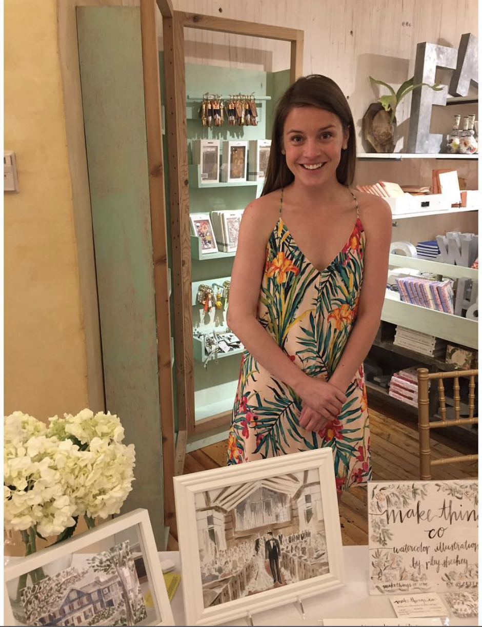  Popping up at Anthropologie in Georgetown in spring 2017, right before I made the jump to full-time artist 