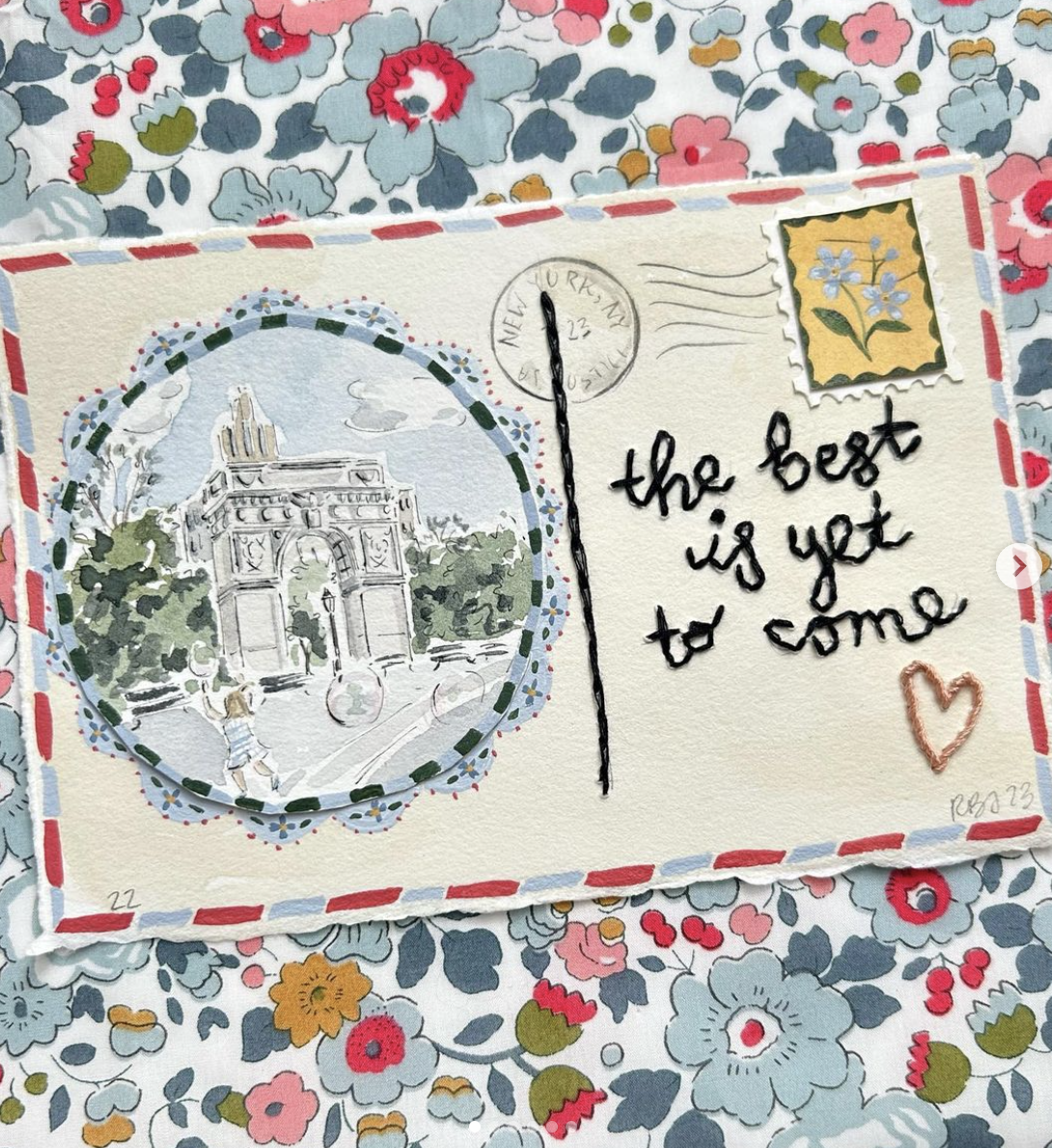  A favorite piece from last year’s “Summer Series” (available with the “Anniversary Series” as a print)- the best is always yet to come.&nbsp; 