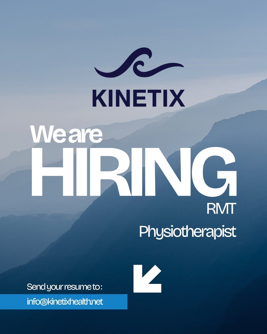 Kinetix Health is looking to add 1&ndash;2 Registered Massage Therapists (RMTs) and 1 Physiotherapist to our team.

What makes our space different:
&bull; Large treatment rooms with natural light &mdash; no small, squishy clinic rooms
&bull; Competit