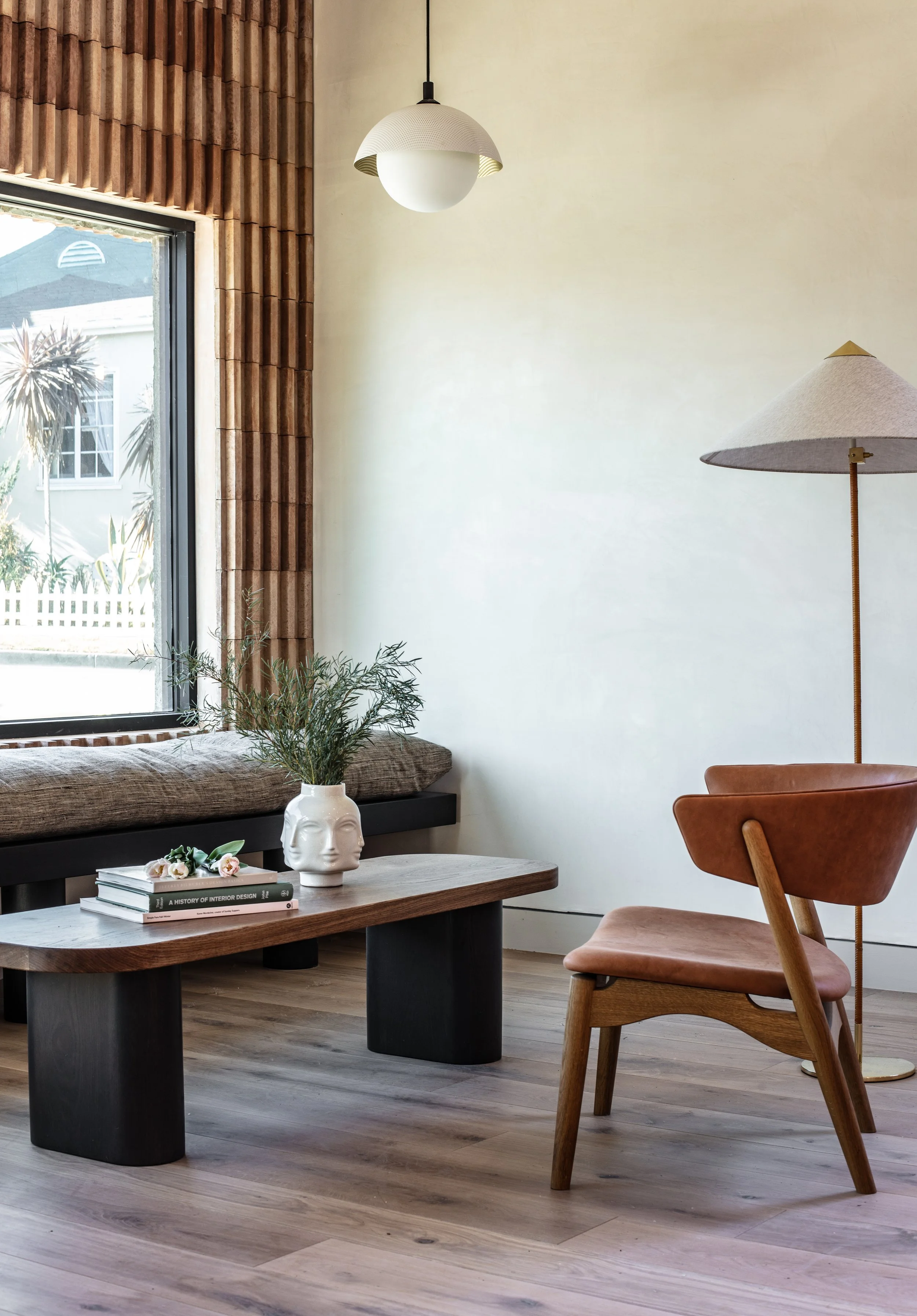 private office interior design in venice, california by talia laconi. new build renovation completed in 2022.