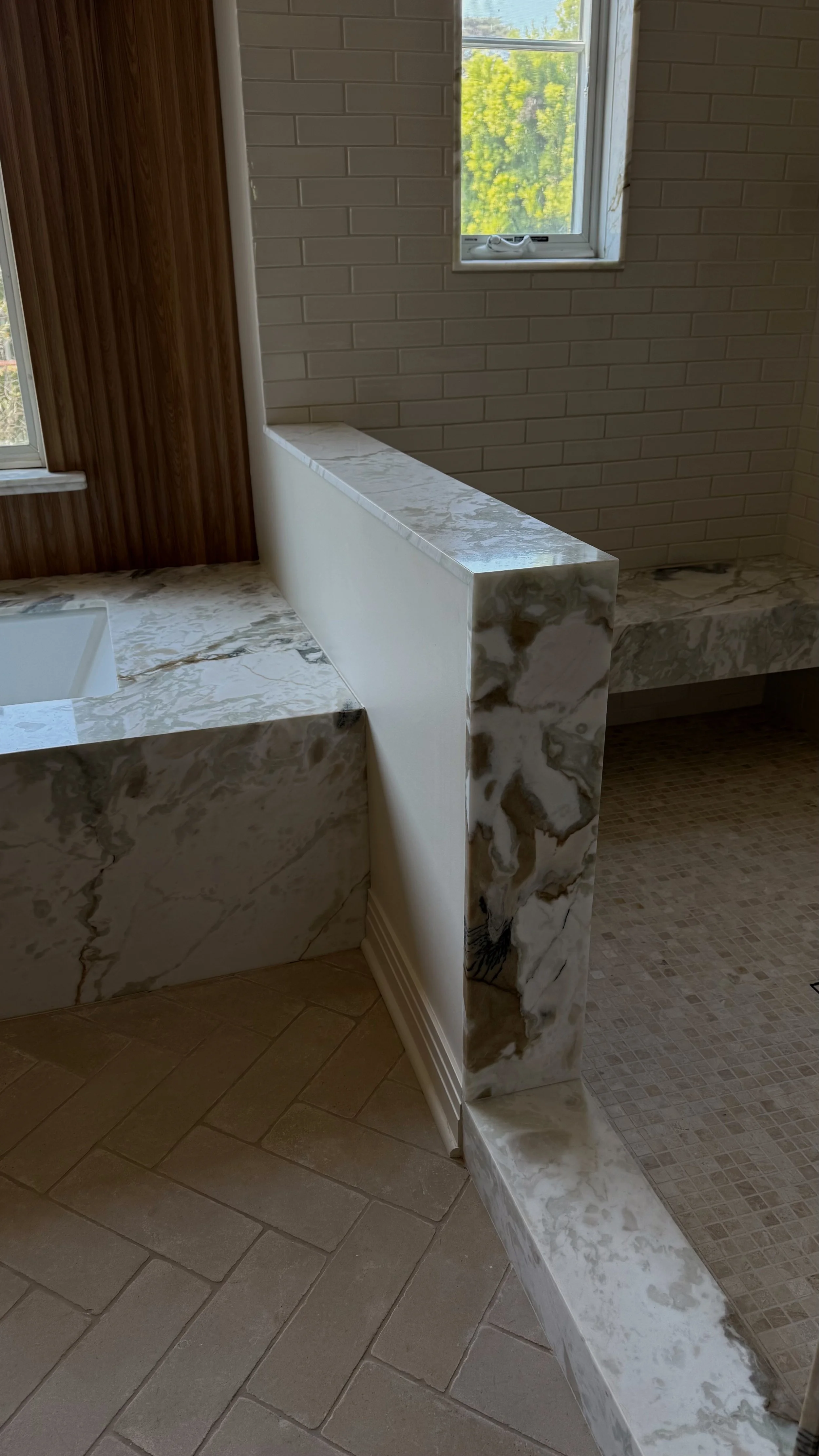 full service bathroom renovation in hancock park, ca -- designed by talia laconi