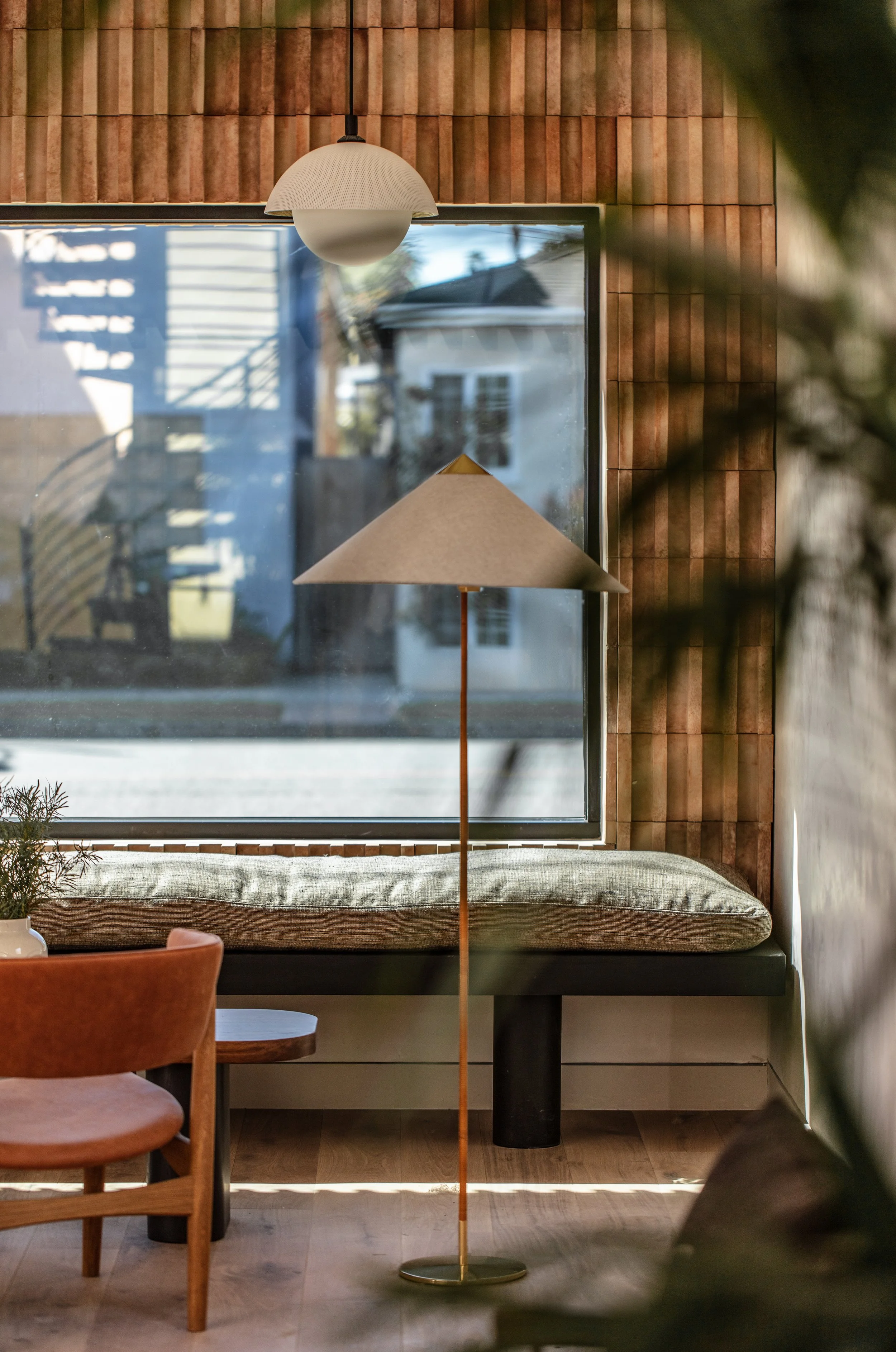 private office interior design in venice, california by talia laconi. new build renovation completed in 2022.