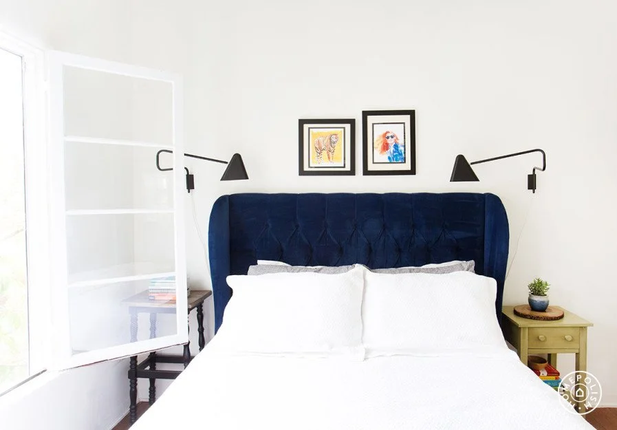 bedroom design in silverlake, ca by talia laconi