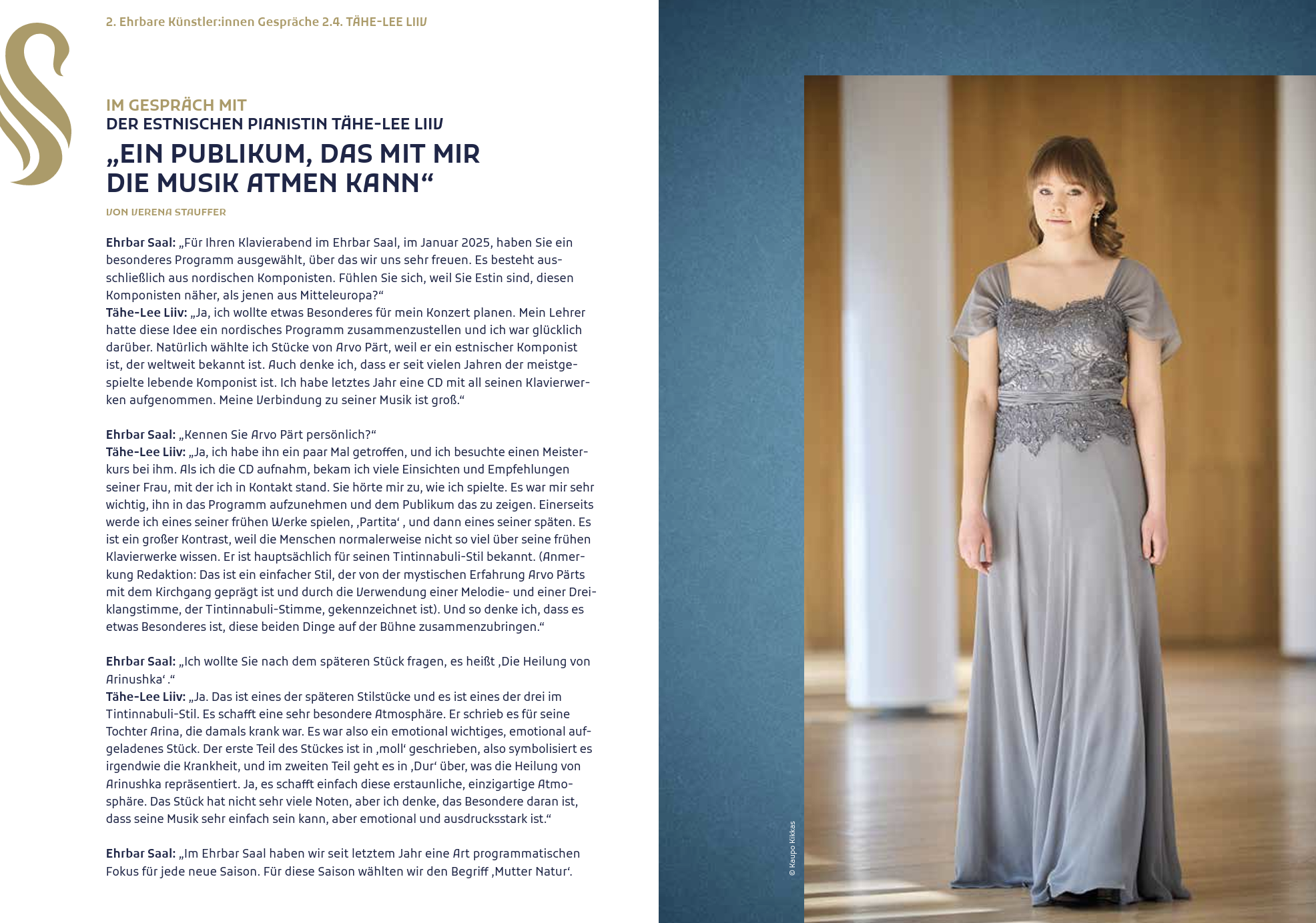 Im Gespräch mit der estnischen Pianistin Tähe-Lee Liiv – “Ein Publikum, das mit mir die Musik atmen kann”