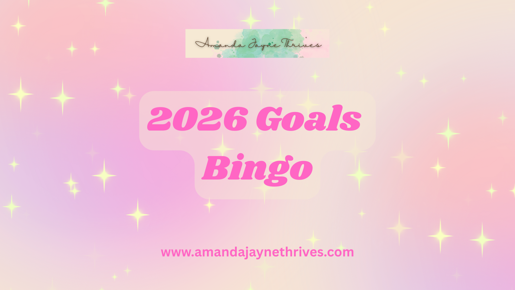 2026 Goals Bingo