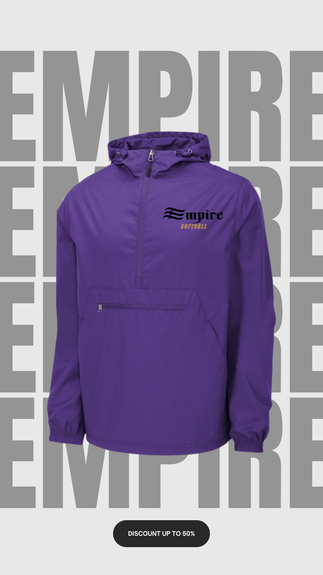 Adult Quarter Zip Jacket