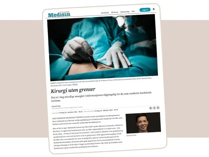 Dagens medisin - kirurgi uten grenser