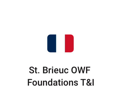 Logo with French flag and text 'St. Brieuc OWF Foundations T&I'.