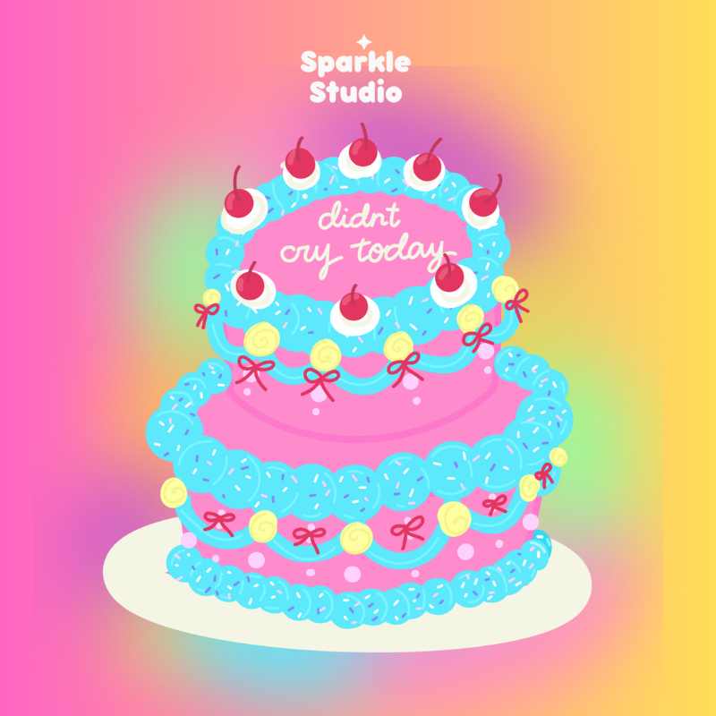 DIDN'T CRY TODAY - Sticker