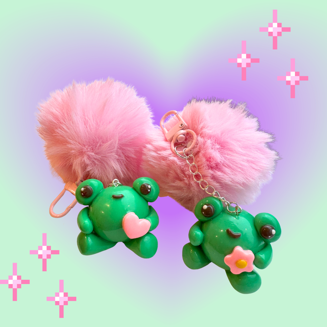 HAPPY FROG FRIEND - Bag Charm