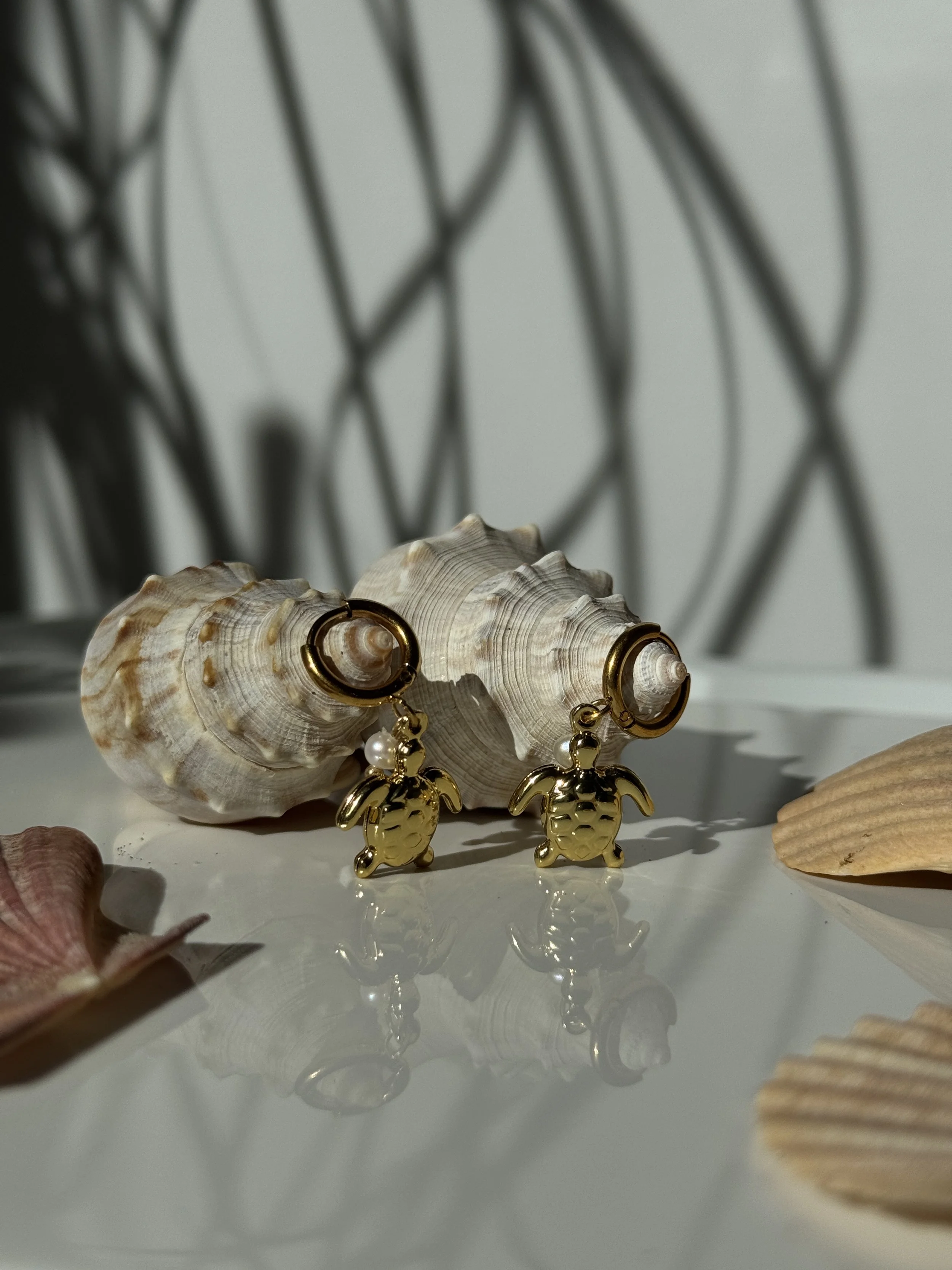 SEA TURTLE HUGGIES - Waterproof Earrings