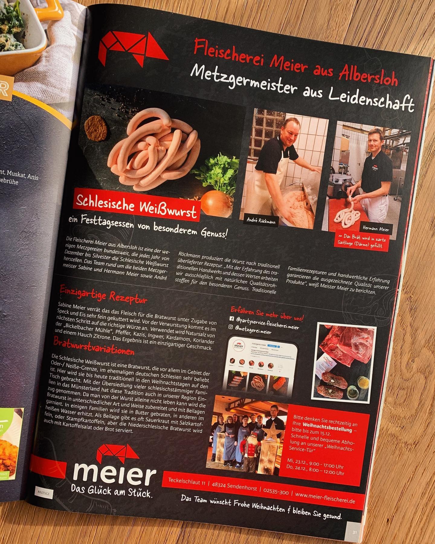 Es ist wieder so weit! 😍 Die neue Töfte ist da und wir sind wieder mit dabei! Dort findet ihr einen tollen Artikel über unsere traditionelle schlesischen Bratwurst. Lasst euch inspirieren und nehmt sie euch gerne aus dem Laden mit! 

Unsere schles