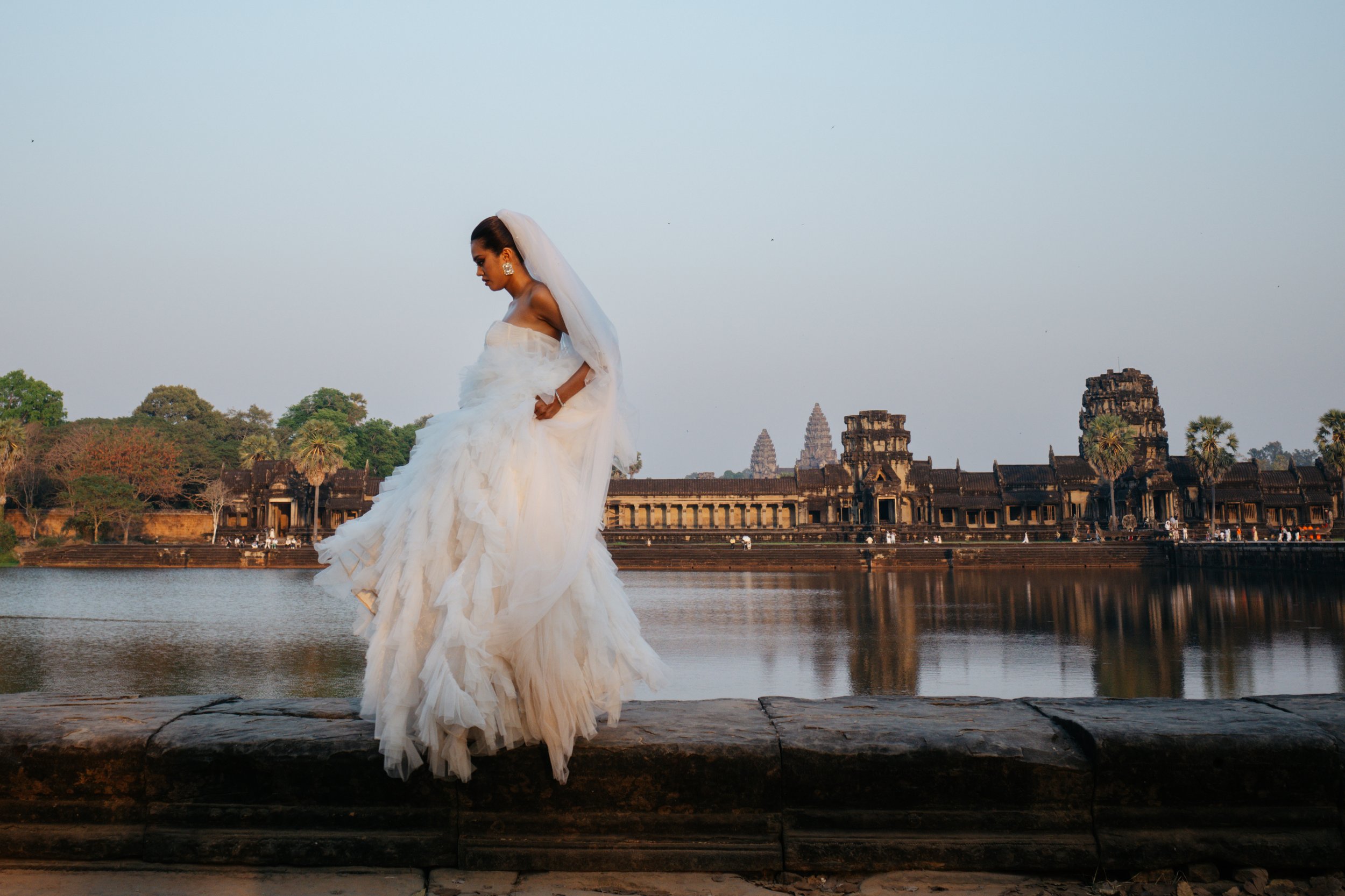 Runaway Bride at Angkor