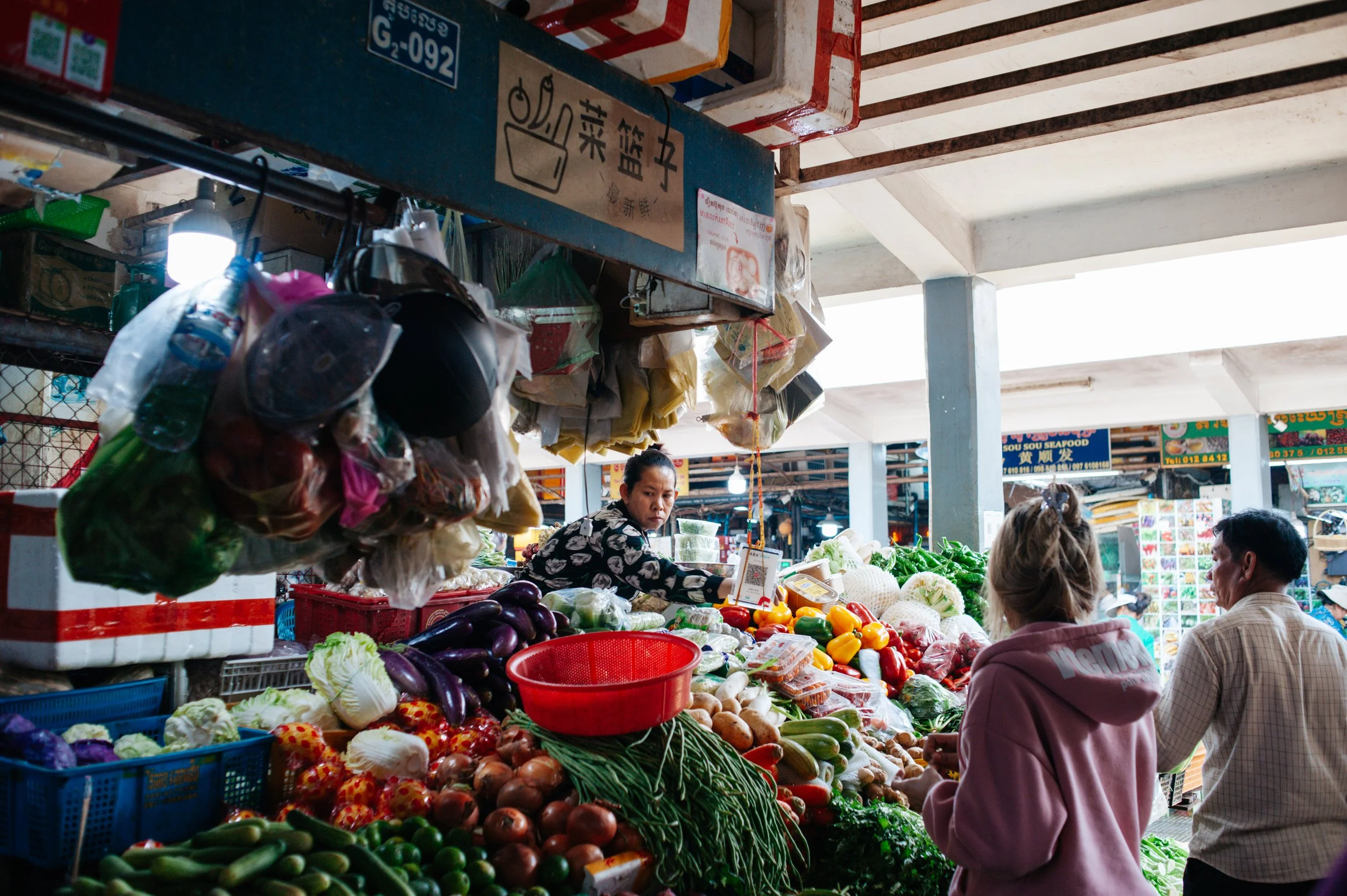 Veggie Stall at Central Market