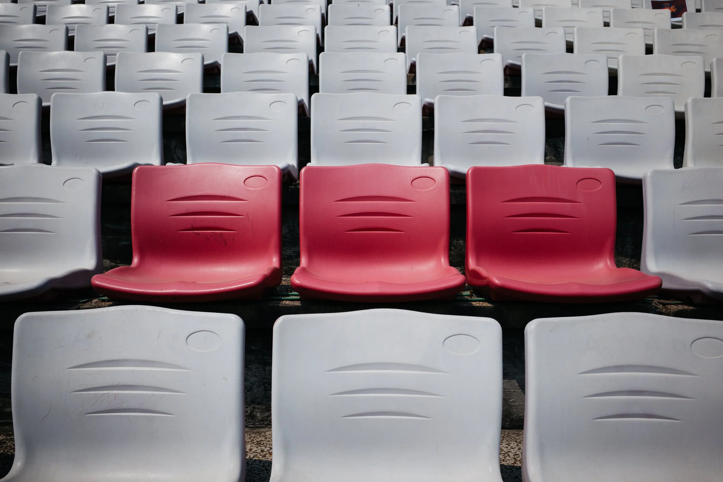 Stadium Red and grey