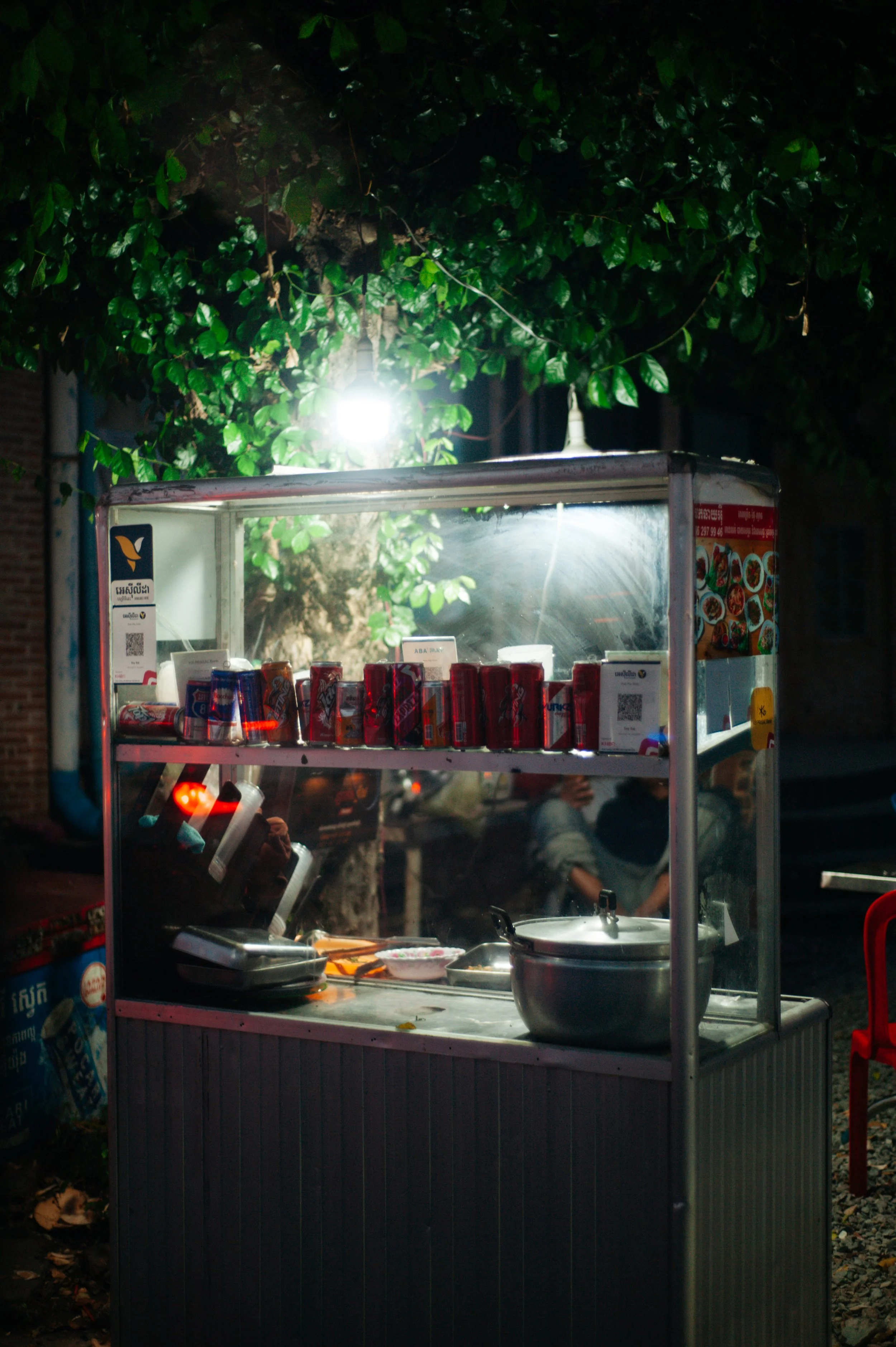 Food Cart at Night